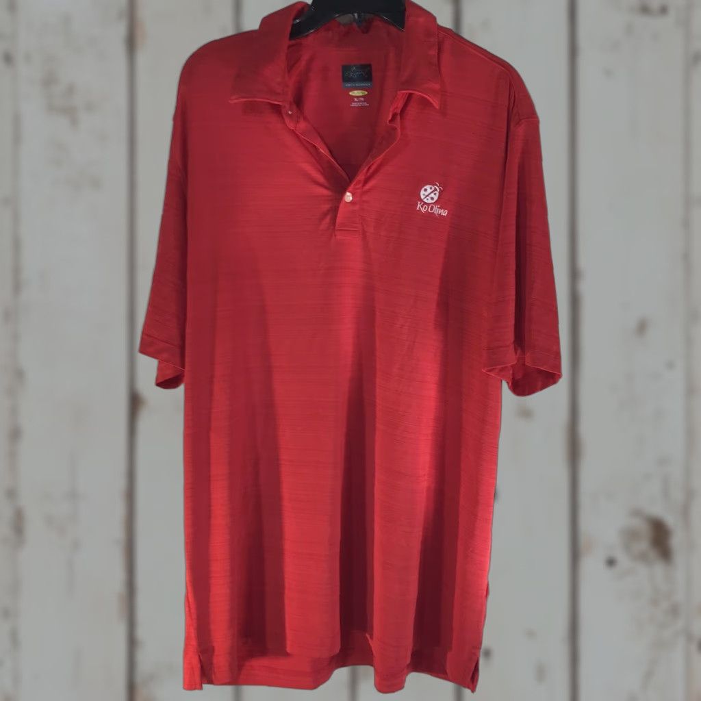 Vintage Greg Norman Play Dry Shirt Mens XL Red Striped 1/4 Button X-Soft Golf Size US XL / EU 56 / 4 - 1 Thumbnail