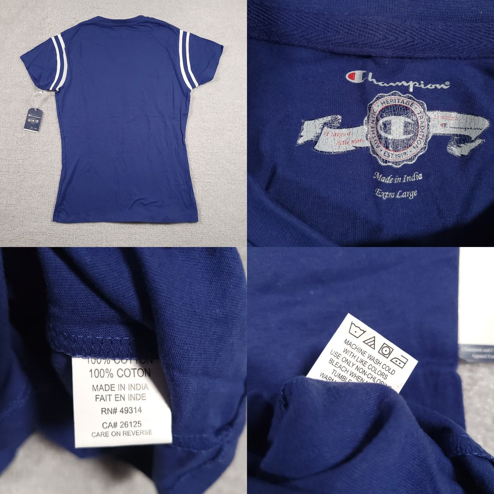 Champion Champion Shirt Women’s XL Blue V Neck Atlanta Peaches Georgia Athletic Dept. Shirt Women’s XL Blue V Neck Atlanta Peaches Georgia Athletic Dept. Size XL / US 12-14 / IT 48-50 - 8 Thumbnail