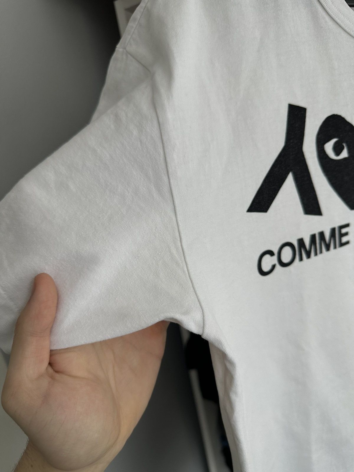 Comme des Garcons 🔥VINTAGE COMME DES GARCONS REVERSE LOGO HEART T SHIRT🔥 Size US L / EU 52-54 / 3 - 4 Thumbnail