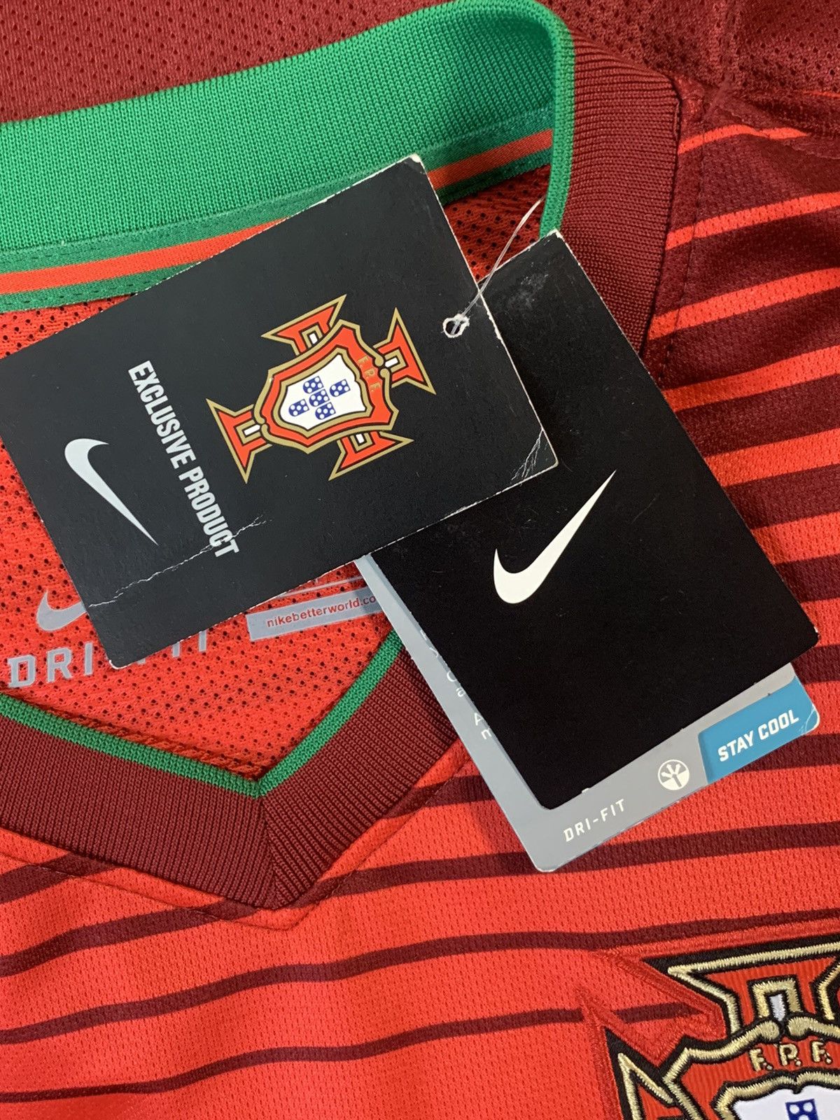 Nike World Cup Nike Portugal Authentic Match Player Issue Jersey Size US S / EU 44-46 / 1 - 10 Thumbnail