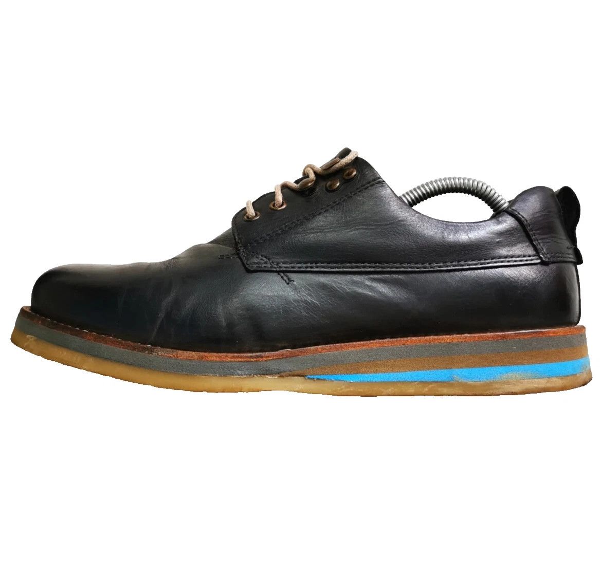 United Colors Of Benetton United Colors of Benetton oxford casual shoes black leather Size US 9.5 / EU 42-43 - 1 Thumbnail