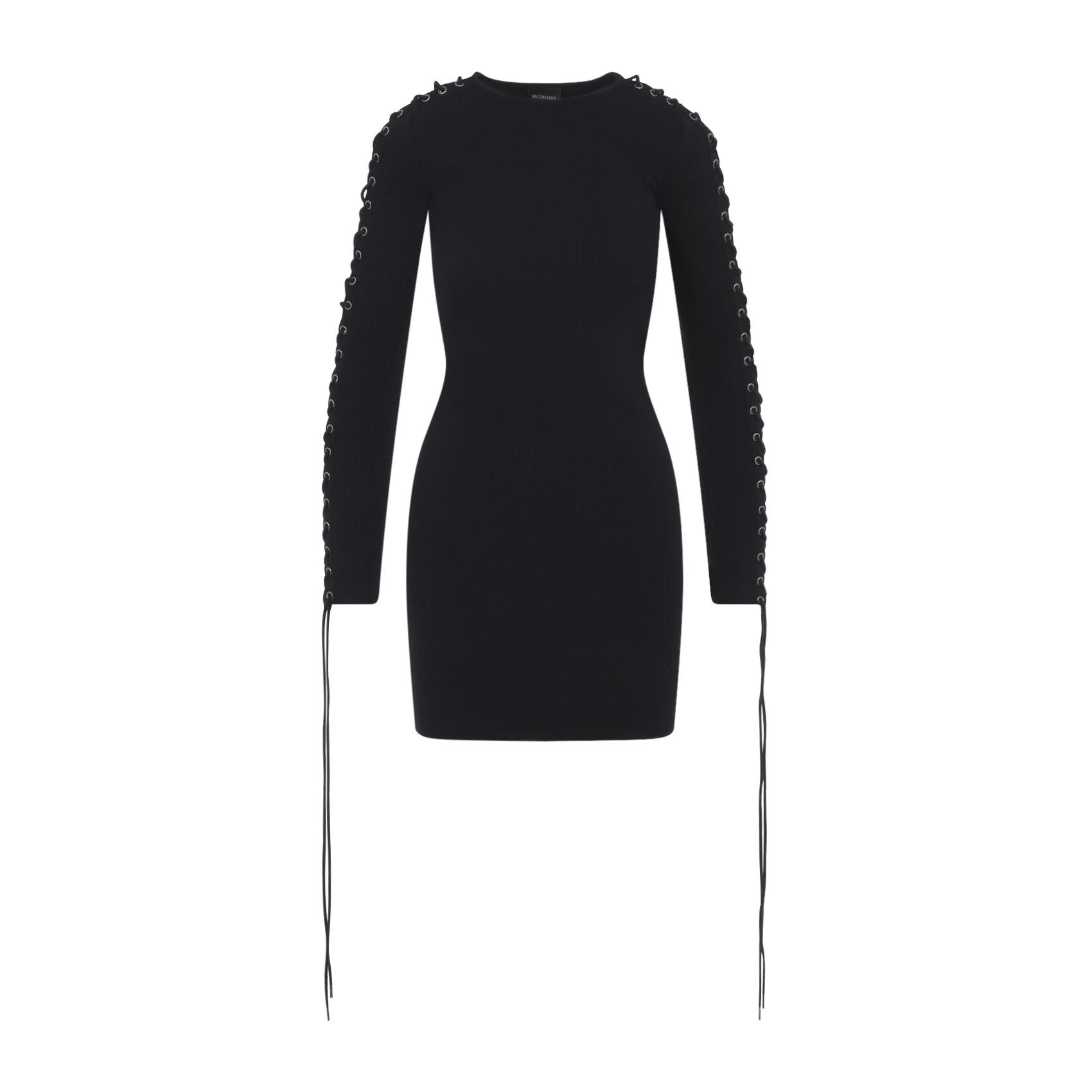 Balenciaga Balenciaga Lace-Up Mini Dress Size S / US 4 / IT 40 - 1 Thumbnail