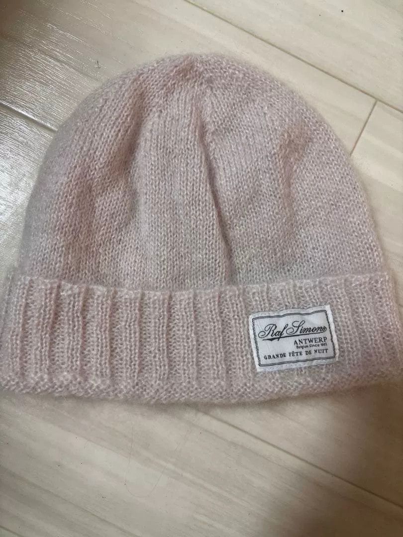 Raf Simons Raf Simons Pink Knit Hat Size ONE SIZE - 1 Thumbnail