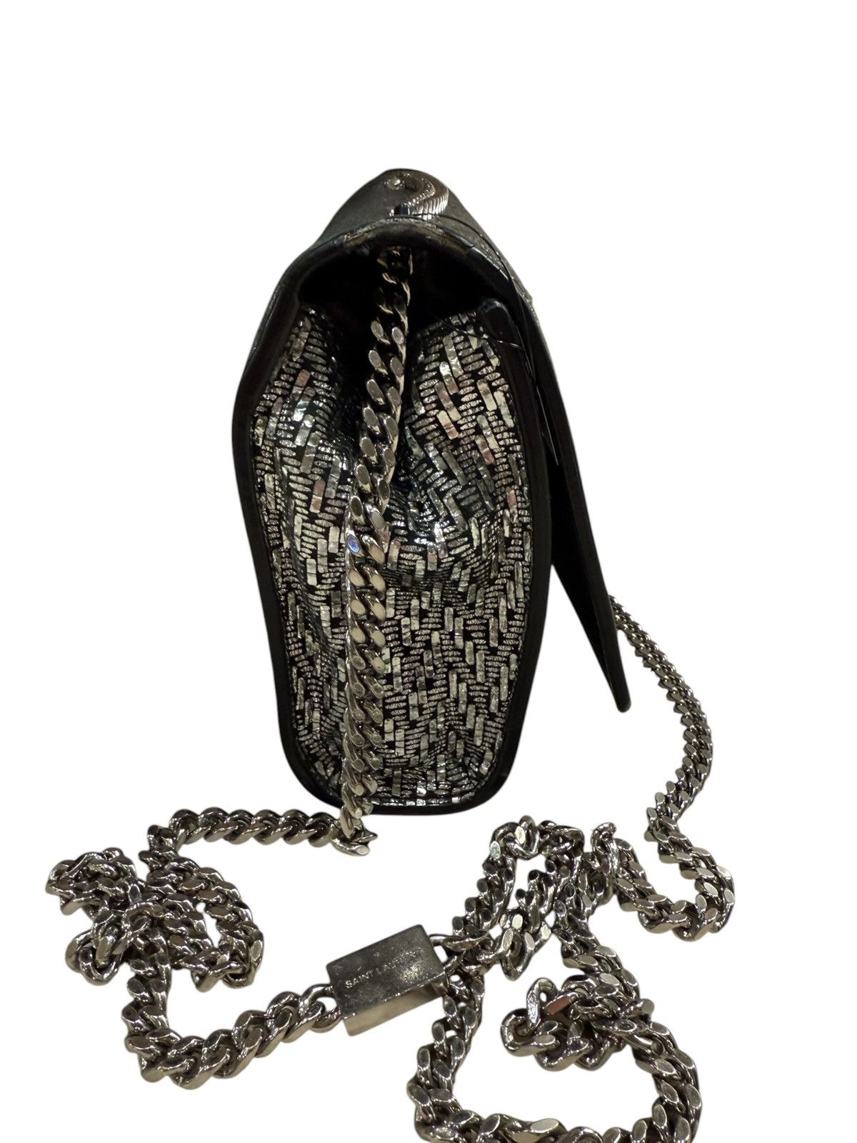 Saint Laurent Paris Saint laurent silver cross body chain bag Size ONE SIZE - 5 Thumbnail
