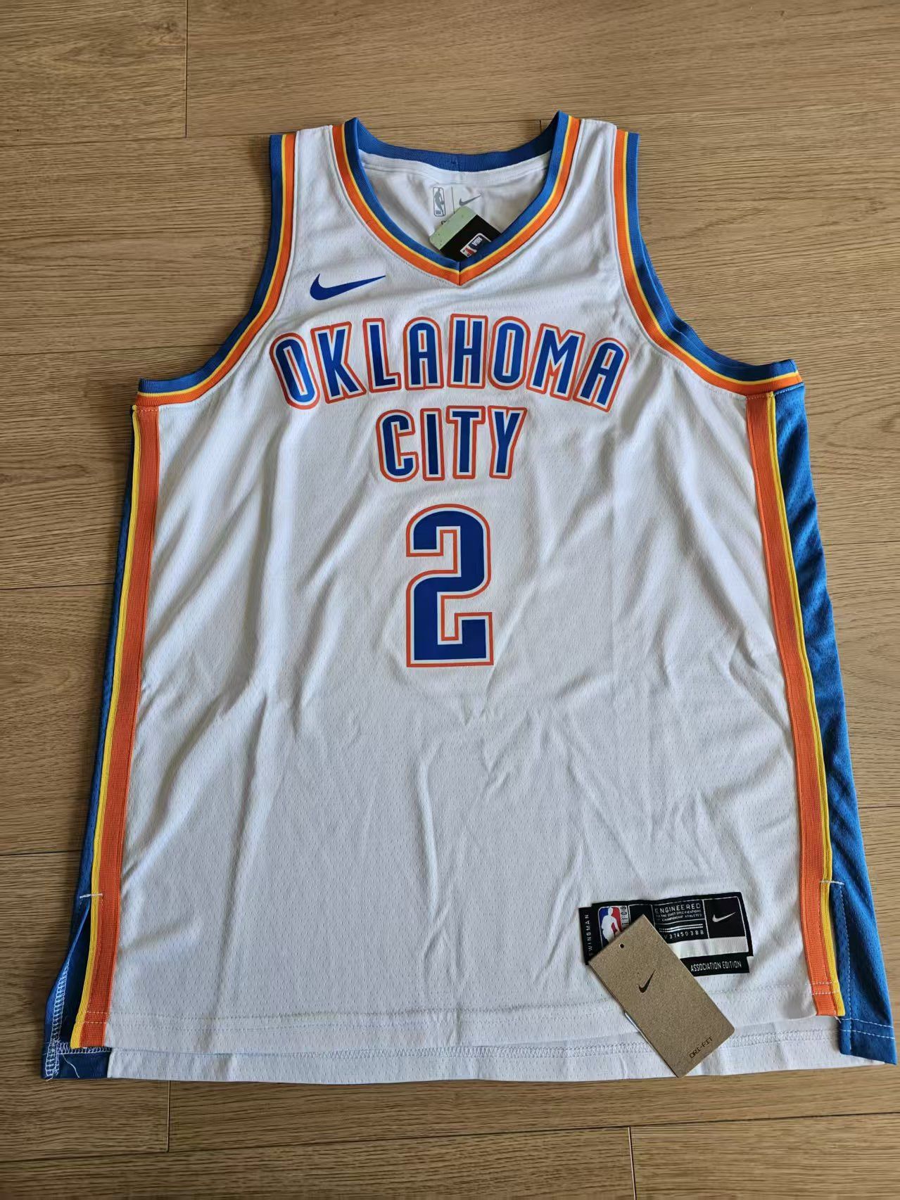 NBA 2026 Oklahoma City Thunder #Shai Gilgeous-Alexander Jersey Size US XL / EU 56 / 4 - 1 Thumbnail