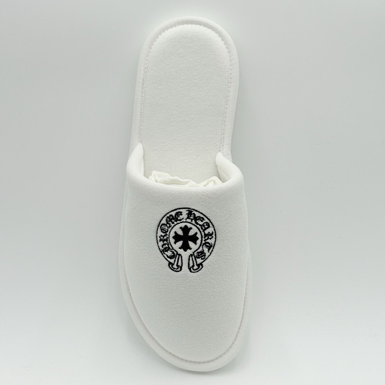 Chrome Hearts Chrome Hearts Horseshoe Hotel Slippers ' White ' | New! Size US 9 / EU 42 - 5 Thumbnail
