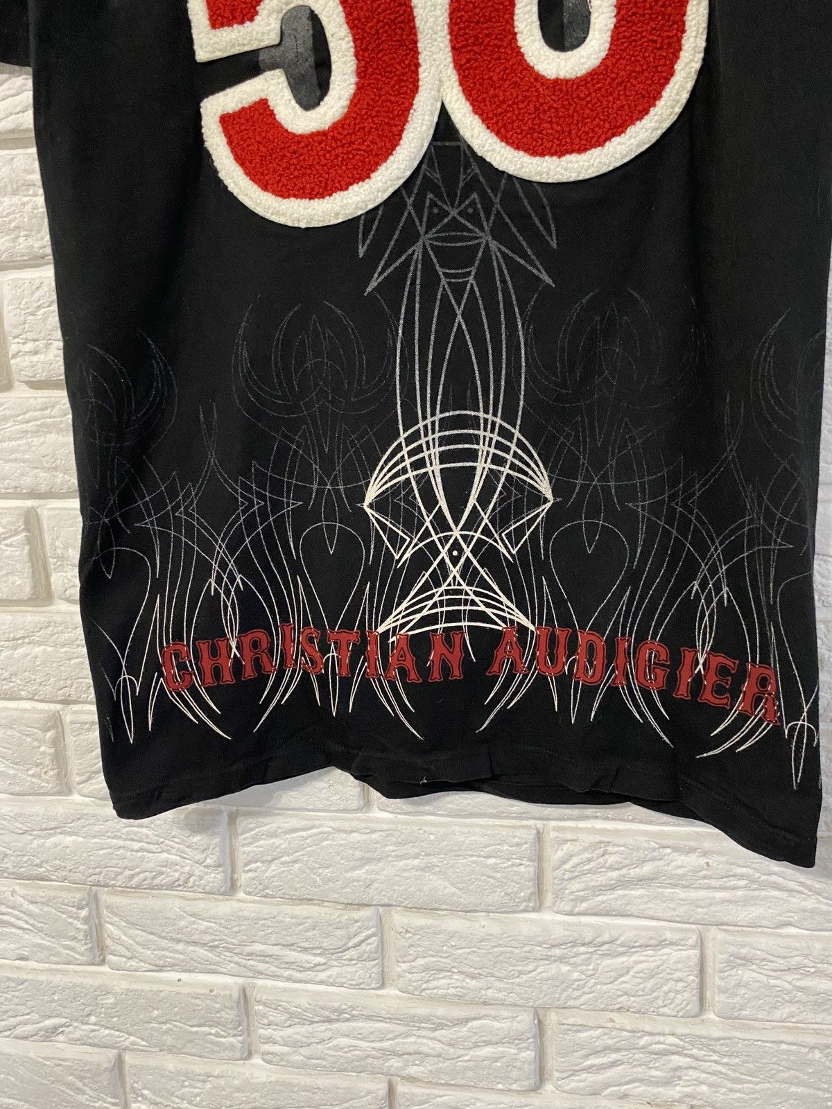 Christian Audigier × Ed Hardy × Vintage Vintage Christian Audigier DSWT Puff Print Patch T Shirt Y2K Size US L / EU 52-54 / 3 - 6 Thumbnail