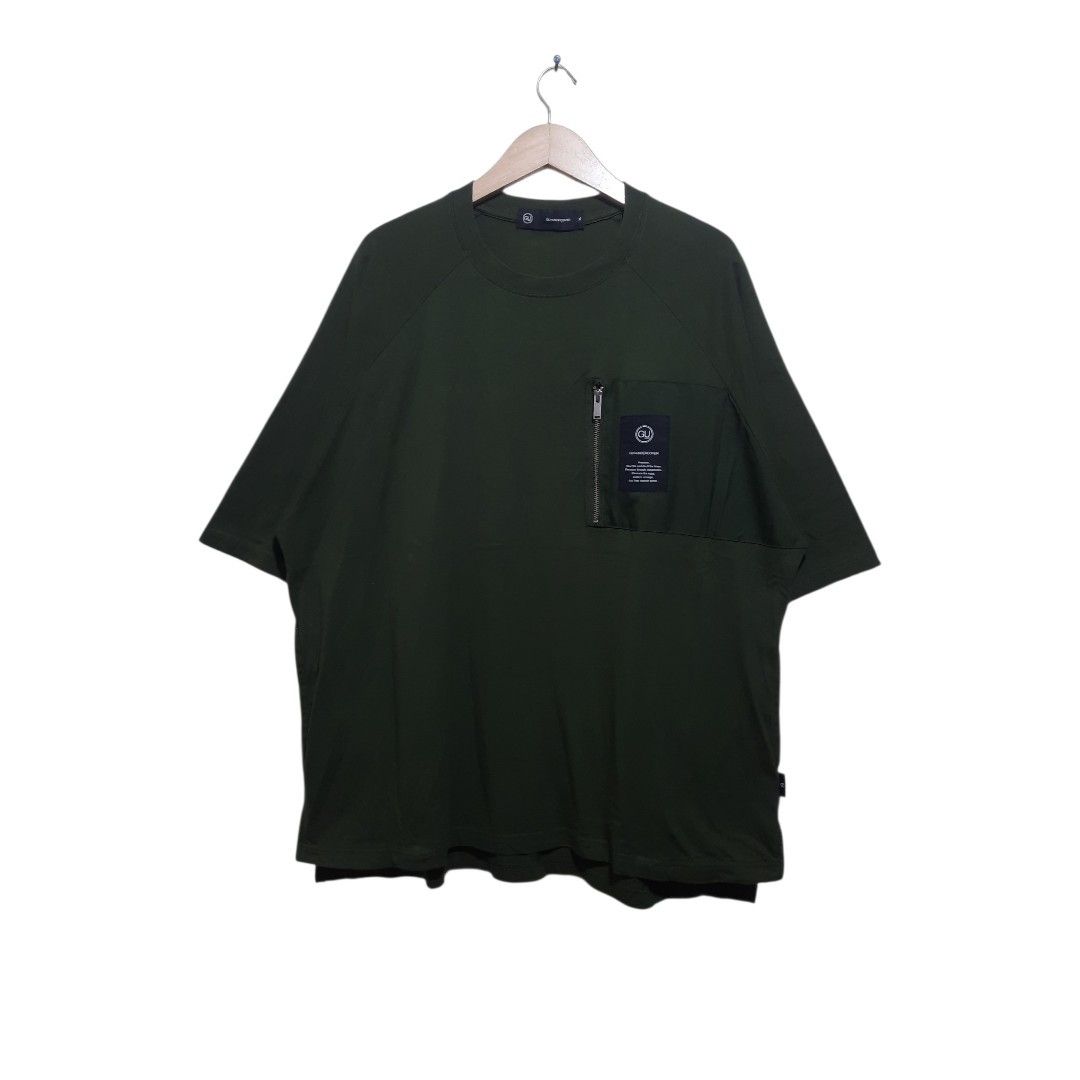 GU × Undercover GU x Undercover Oversized Tee Green Army Size US XL / EU 56 / 4 - 1 Thumbnail