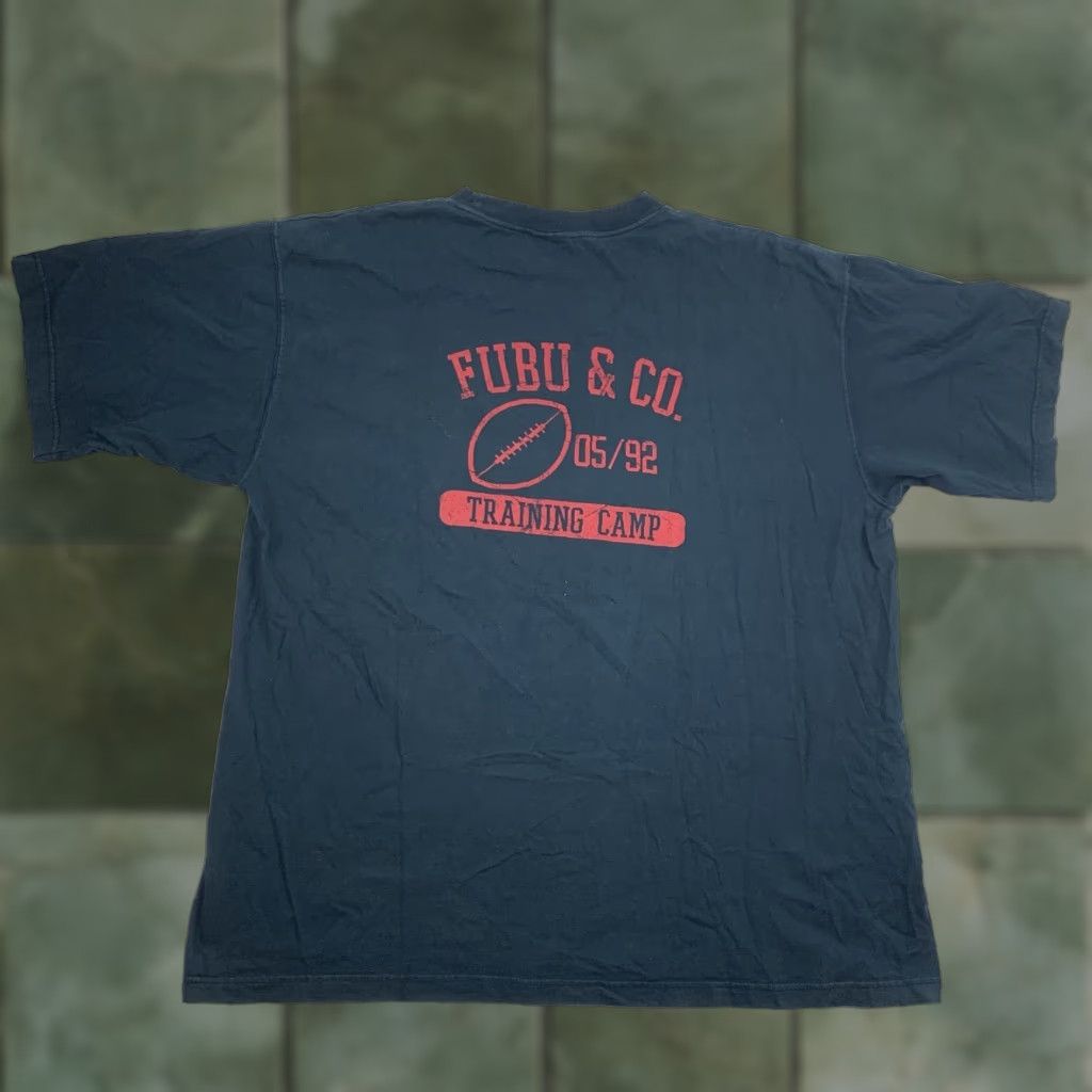 Fubu VINTAGE Fubu Training Camp T Shirt Adult XL Black 90s Y2K Fubu Collection Mens Shirt XL Black 90s Y2K Size US XL / EU 56 / 4 - 1 Thumbnail