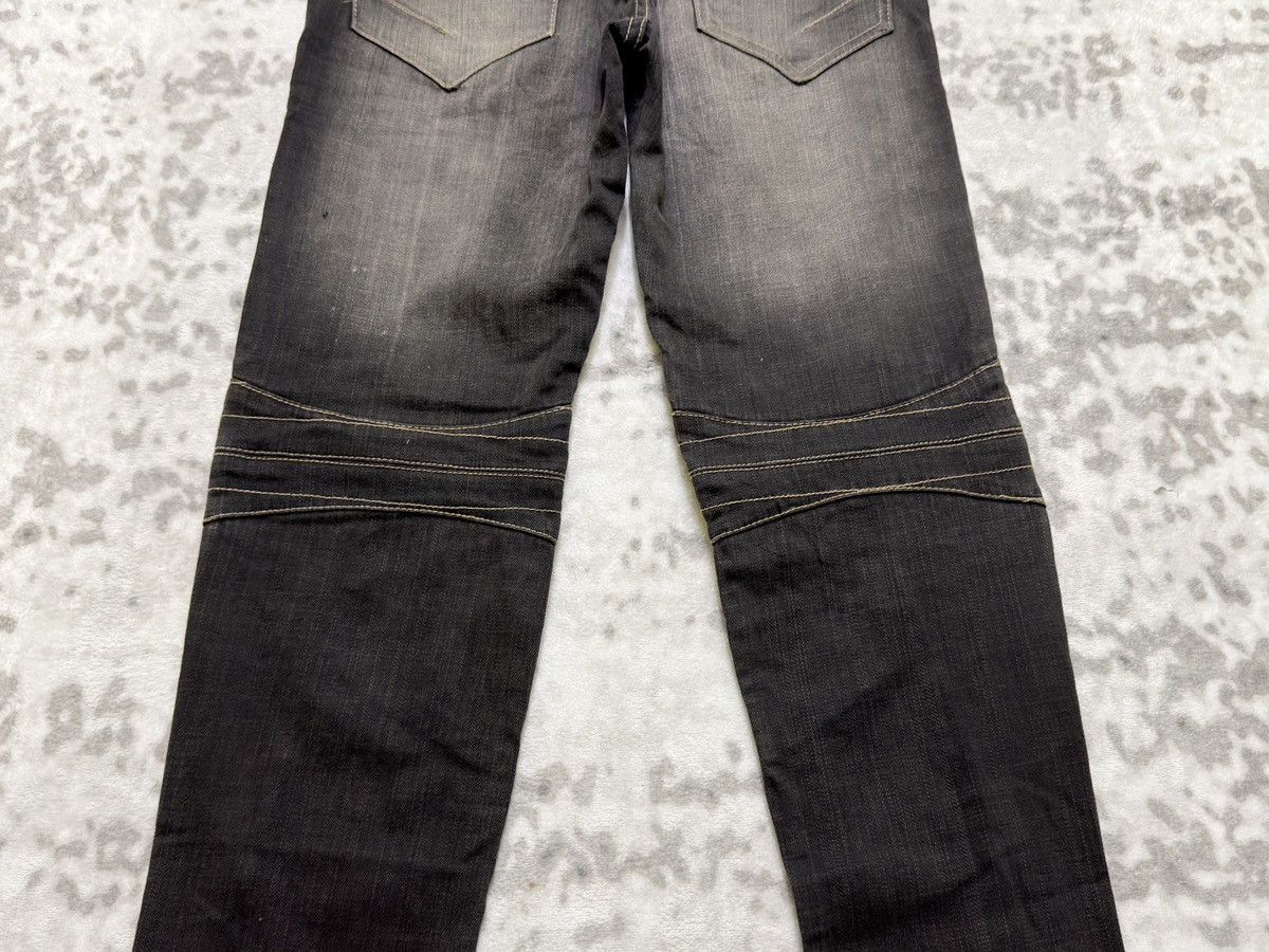 PPFM PPFM Distressed Biker Jeans Y2K Archive Multi Zip Moto Denim Size US 30 / EU 46 - 12 Thumbnail