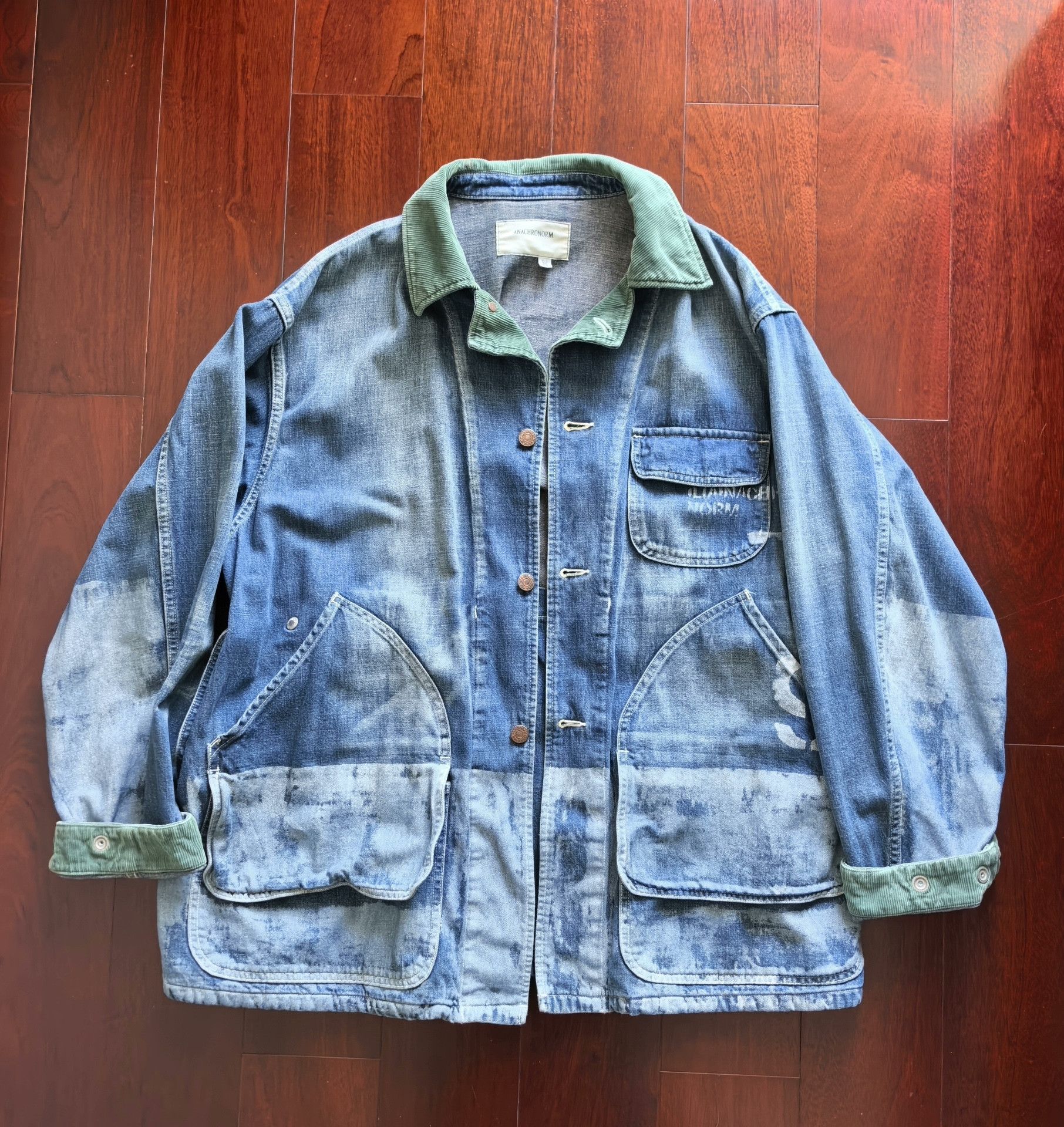 ANACHRONORM anachronorm denim hunting jacket for men Size US M / EU 48-50 / 2 - 1 Thumbnail