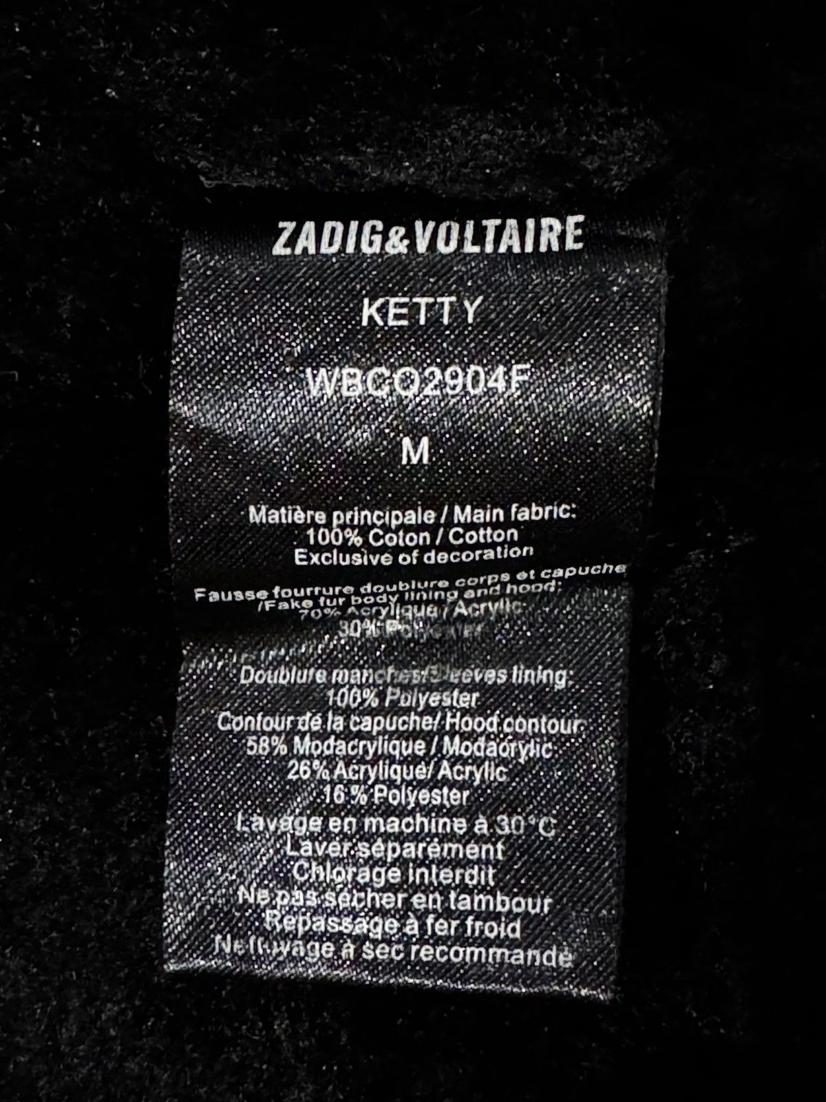 Zadig & Voltaire ZADIQ & VOLTAIRE PARKAS JACKET Size US XL / EU 56 / 4 - 18 Thumbnail
