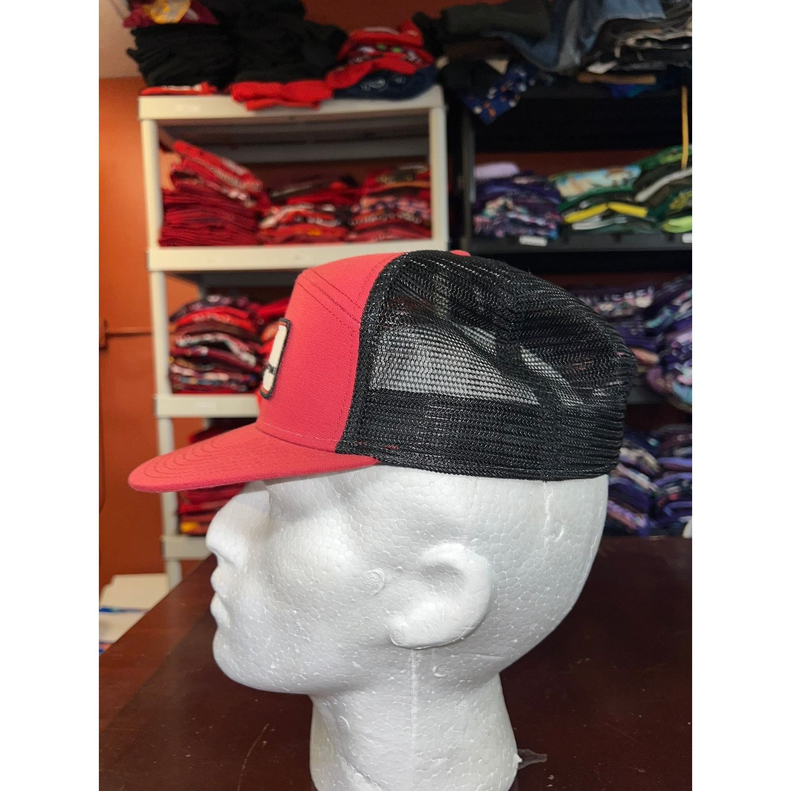 Our Legacy Royal Gorge Hat Staff USA Rafting Red Cap 7 Panel Flat Brim Size ONE SIZE - 3 Thumbnail