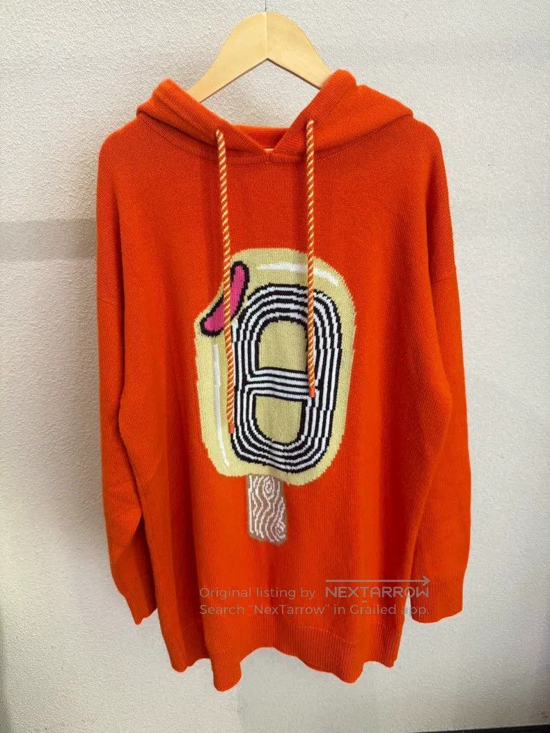 Hermes Hermes SS24 Pig Nose Ice Cream Cashmere Hooded Sweater Size XS / US 0-2 / IT 36-38 - 1 Thumbnail