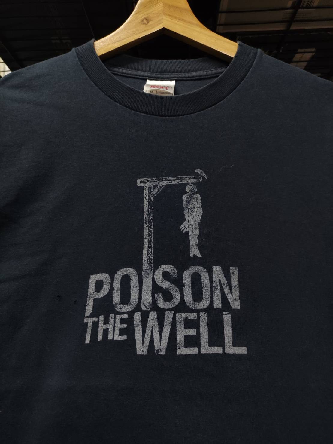 Band Tees Vtg 00's Poison The Well Band " The Hanged Man " T-Shirt Size US M / EU 48-50 / 2 - 1 Thumbnail