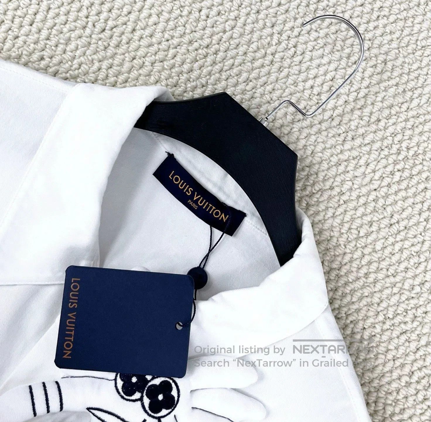 Louis Vuitton louis vuitton white short sleeve shirt. Size US XL / EU 56 / 4 - 3 Thumbnail