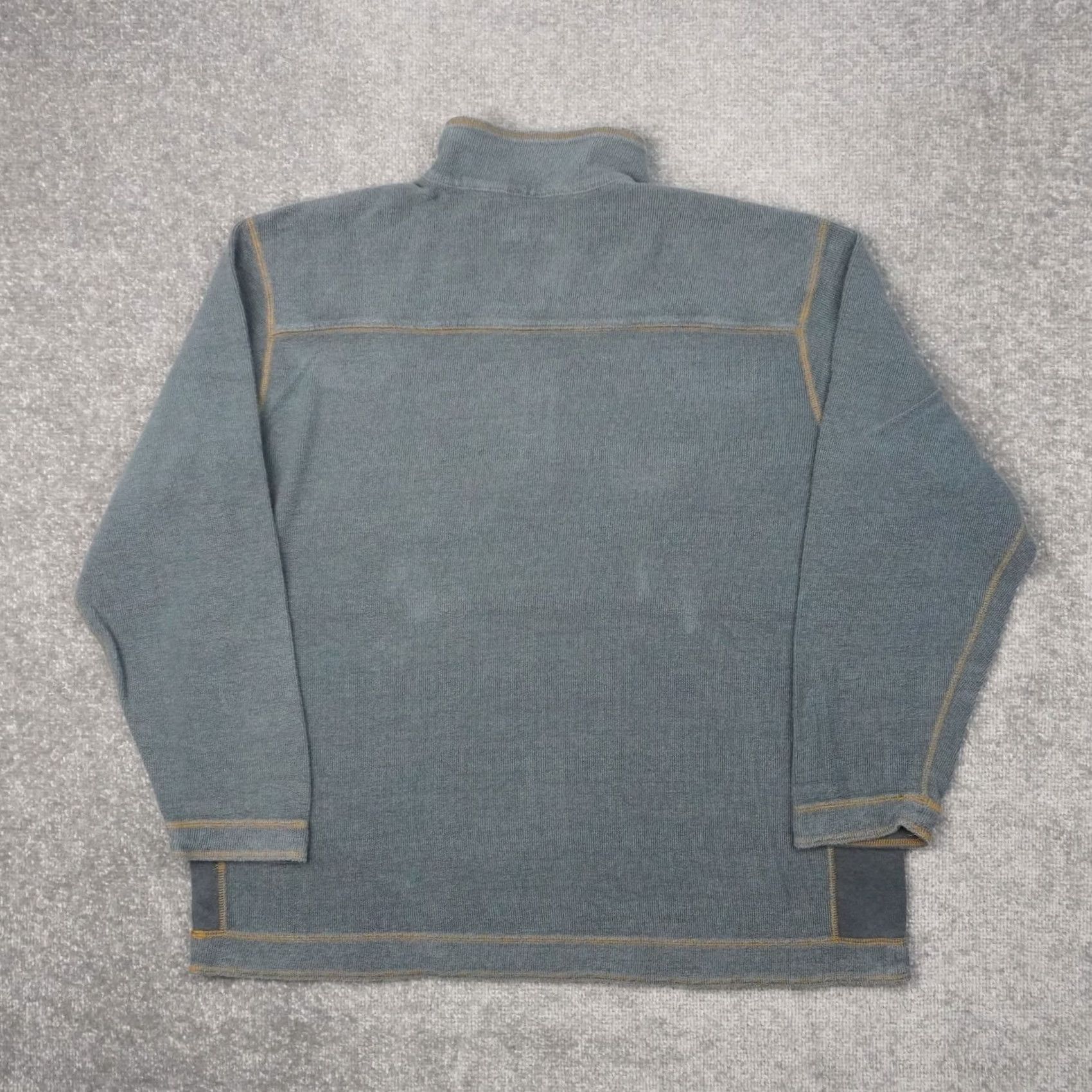 Tommy Bahama Tommy Bahama Reversible 1/4 Zip Mens 2XL Gray Long Sleeve Pullover Sweatshirt Size US XXL / EU 58 / 5 - 2 Thumbnail