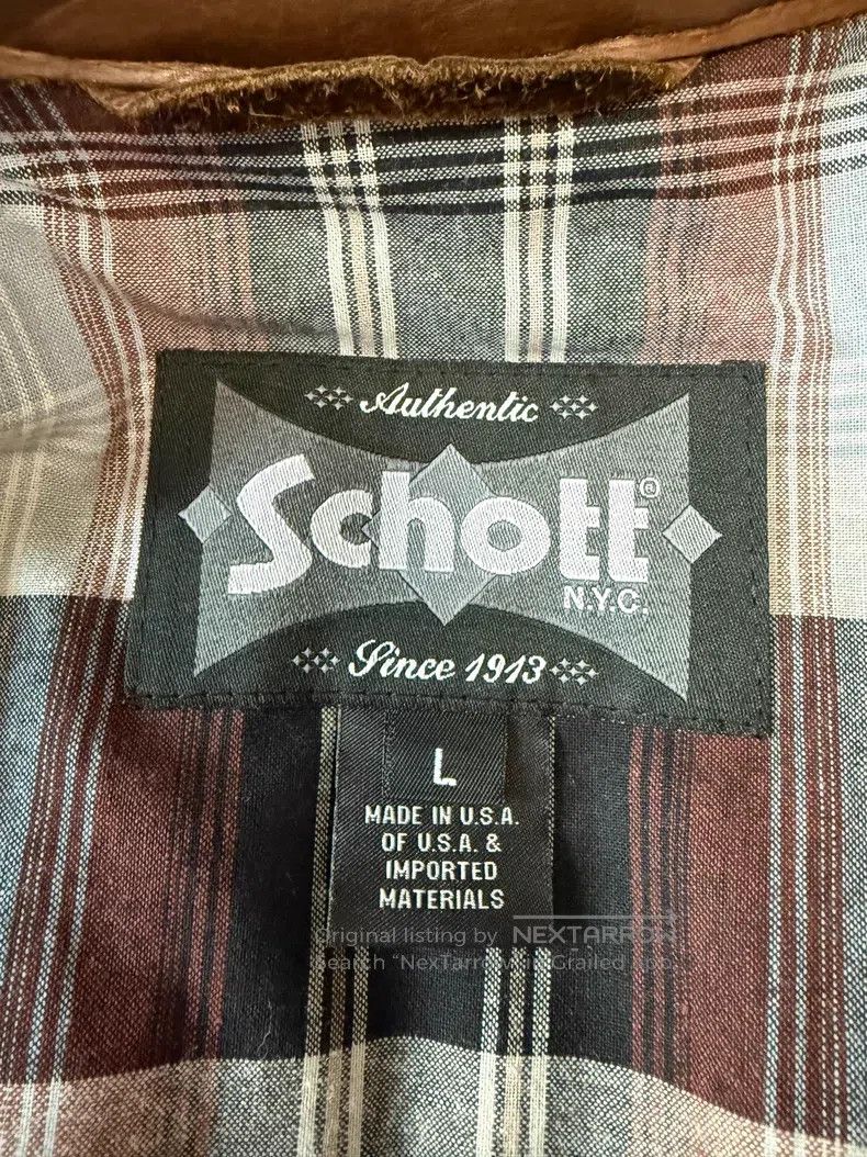 Schott Schott NYC classic black biker leather jacket Size US L / EU 52-54 / 3 - 6 Thumbnail