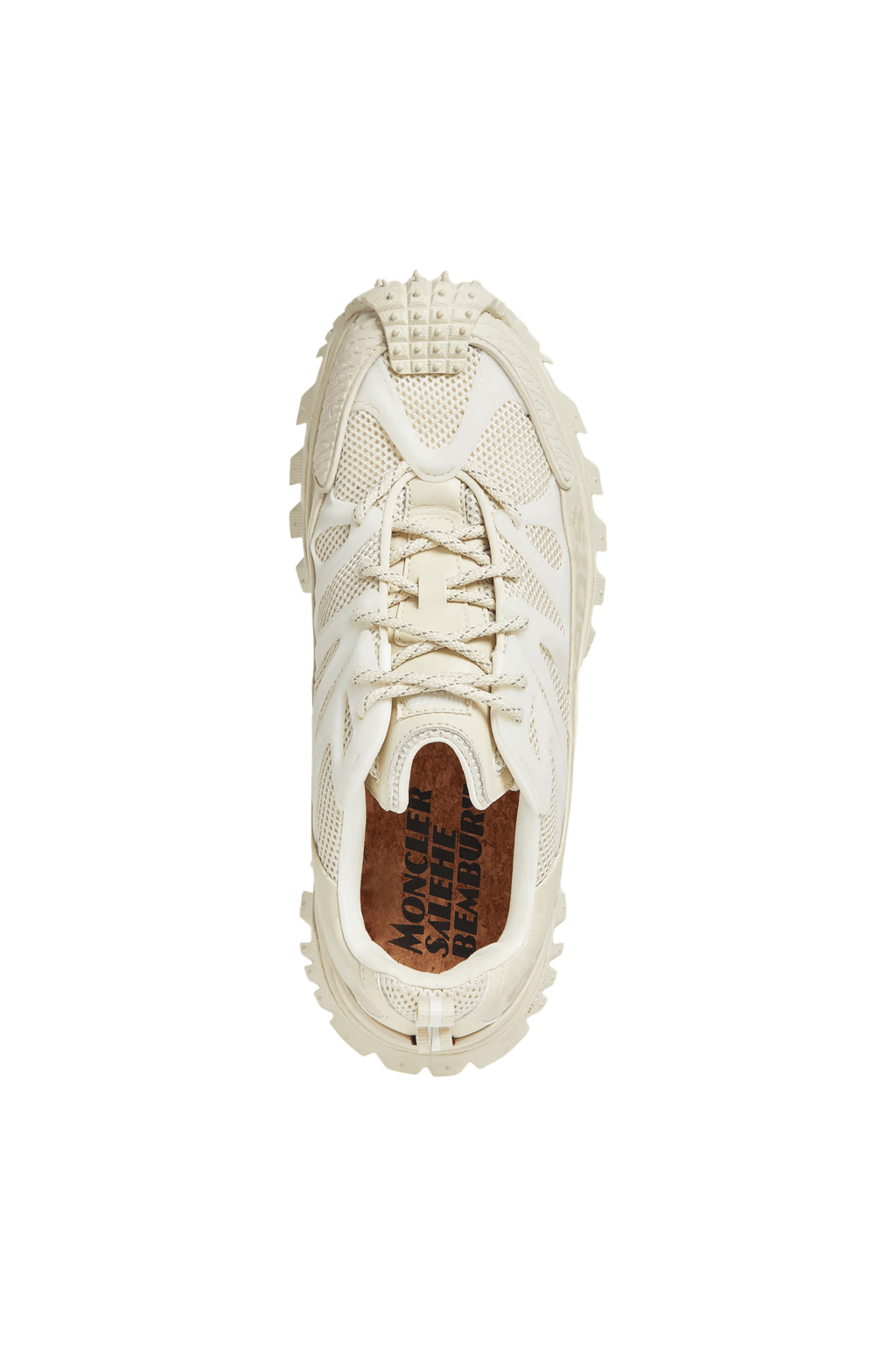 MONCLER Trailgrip Amoeba $820 Men's White Sneakers New
