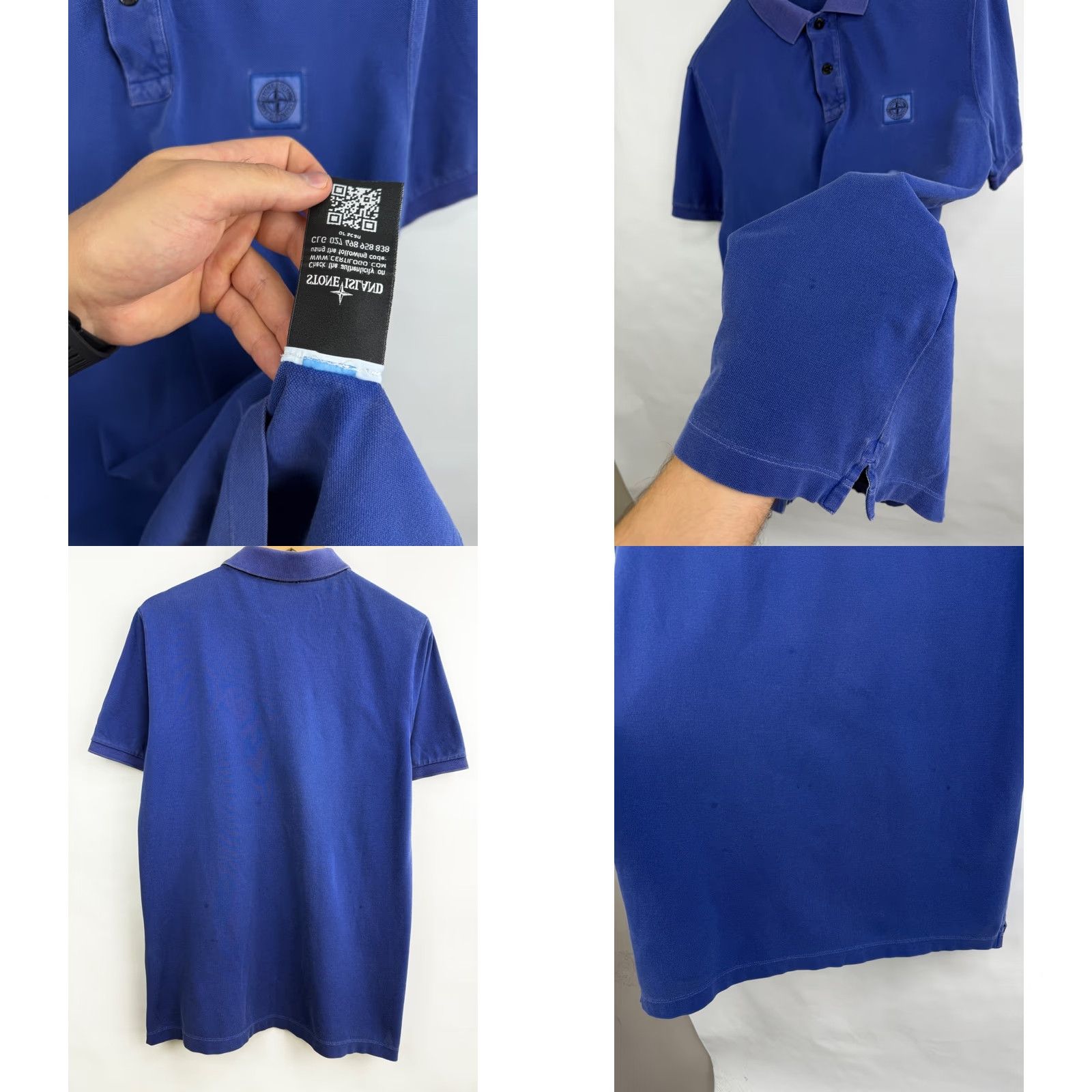 Stone Island Stone Island Patch Program Polo T-Shirt Blue L Mens XS? No—keep to L size; blue Polo T-Shirt Stone Island Patch Program Polo T-Shirt Blue L Mens Size US L / EU 52-54 / 3 - 8 Thumbnail