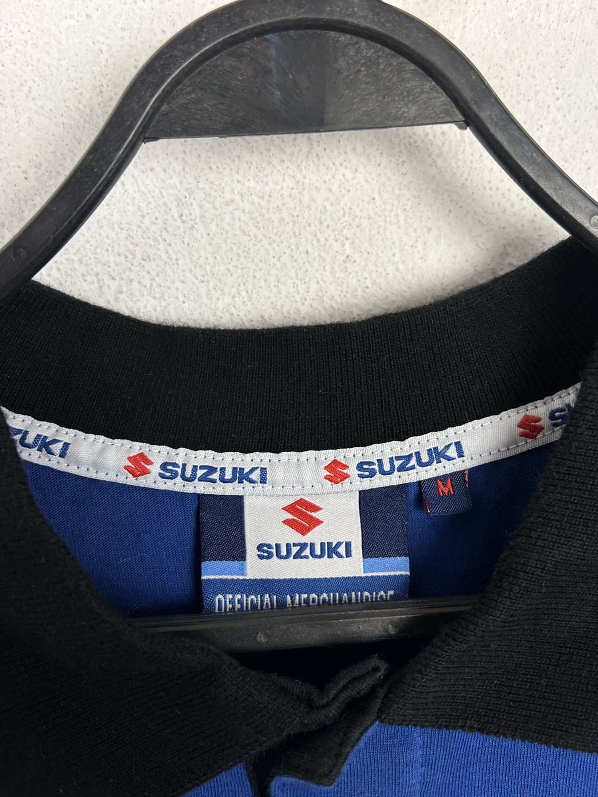 Vintage 00s Vintage Team Suzuki R GSX Clinton Racing Polo Shirt Size US M / EU 48-50 / 2 - 8 Thumbnail