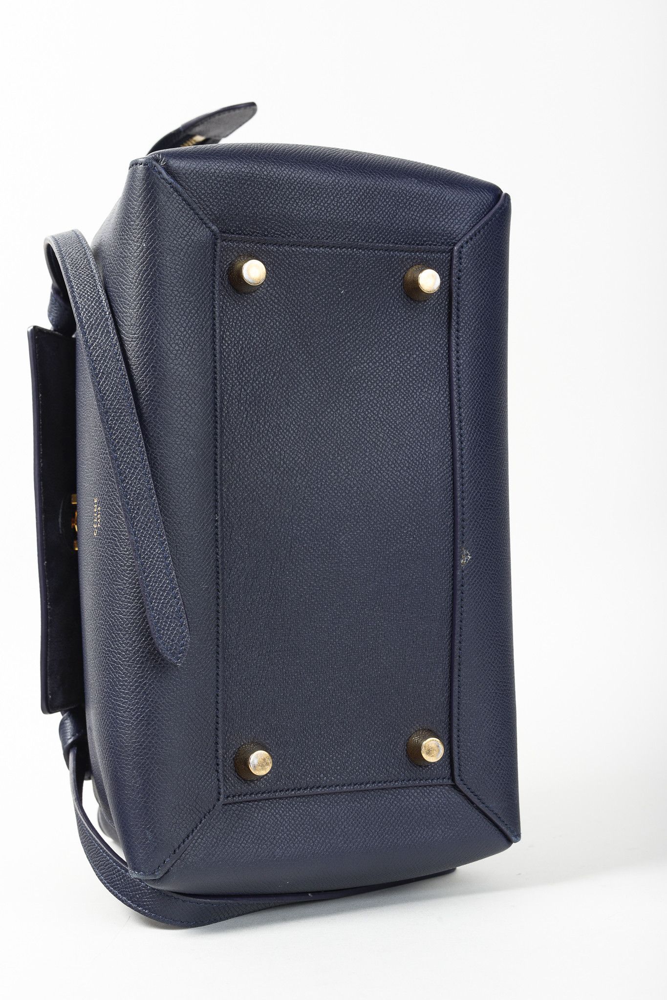 Celine Celine Mini Belt Navy Grained Calfskin Bag Size ONE SIZE - 5 Thumbnail