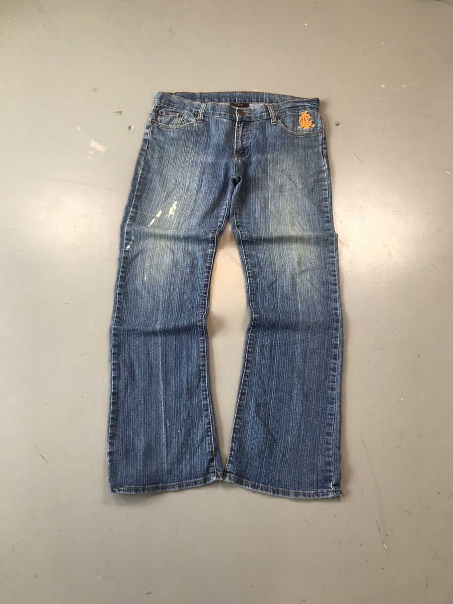 Christian Audigier × Ed Hardy × Vintage Rare vintage Christian Audigier embroidered denim Size US 37 - 2 Thumbnail