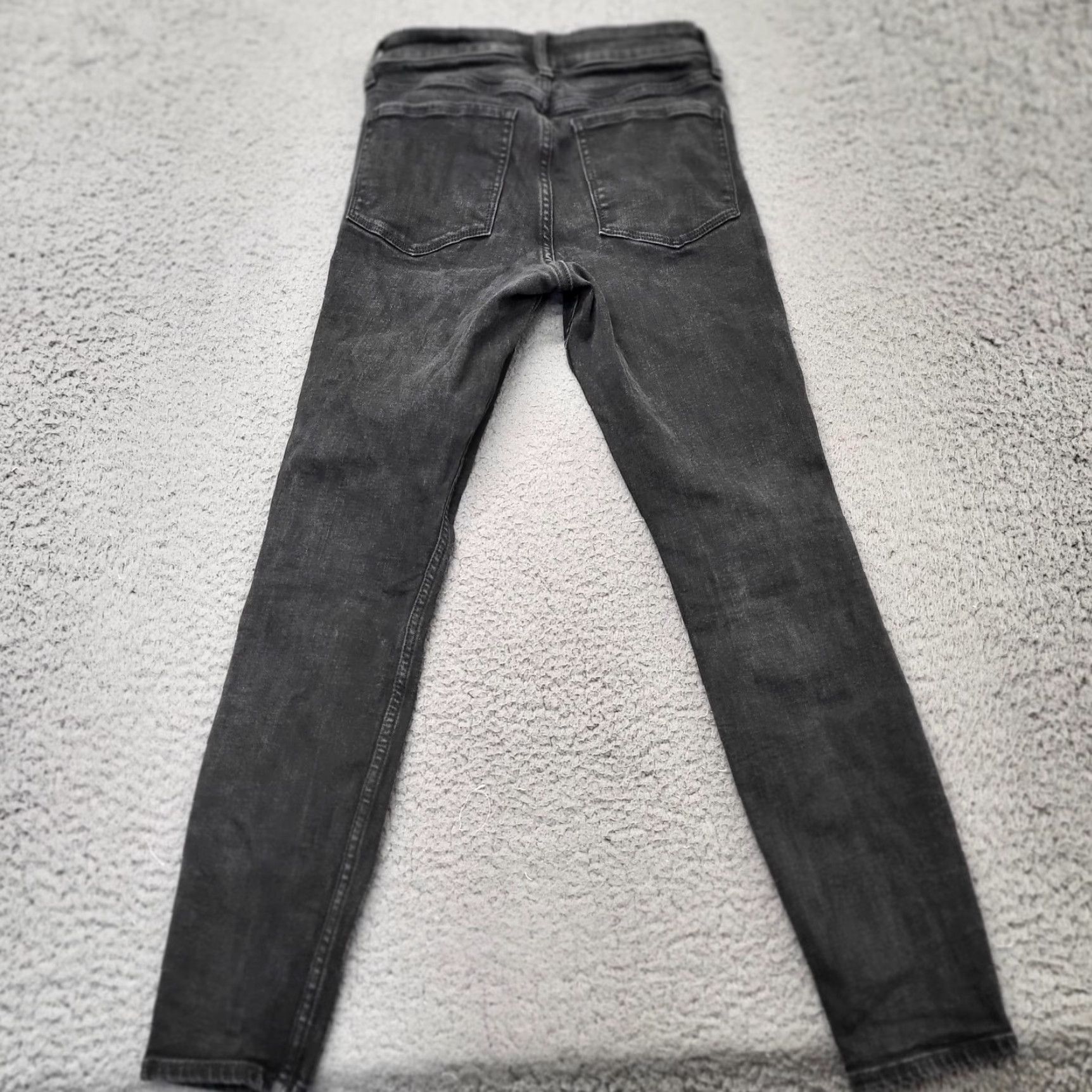 Gap GAP Jeans Womens Size 4/27 High Rise Universal Legging Black Denim Preppy Casual Skinny 5-Pocket Design Womens Size 27" / US 4 / IT 40 - 3 Thumbnail