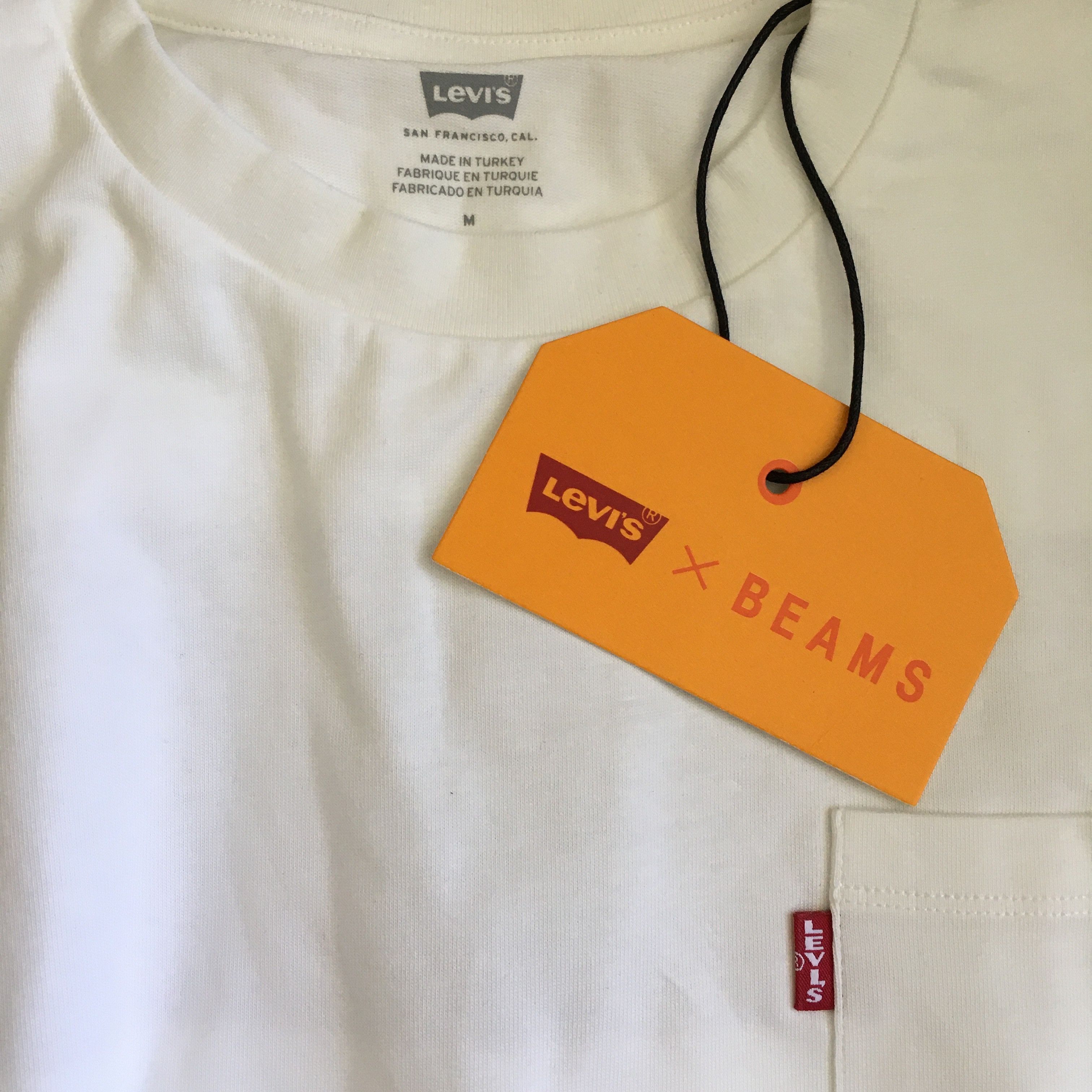 Beams Plus × Levi's 🇯🇵Levi's® X Beams Super Wide Logo T-shirt Size US M / EU 48-50 / 2 - 5 Thumbnail