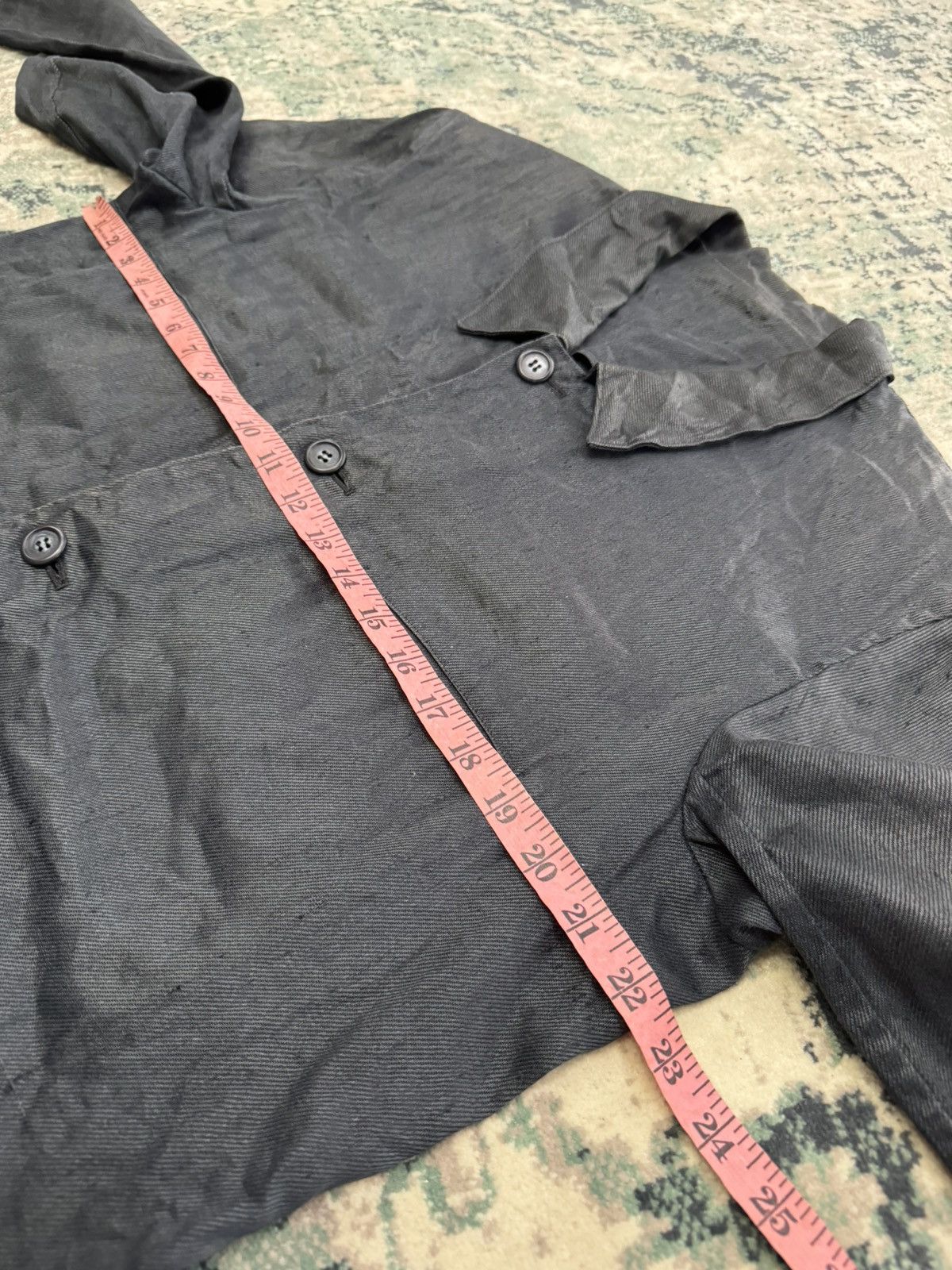 Other Y'S FOR MEN WOOL RAYON LONG-SLEEVED GABARDINEJACKET Size US L / EU 52-54 / 3 - 4 Thumbnail