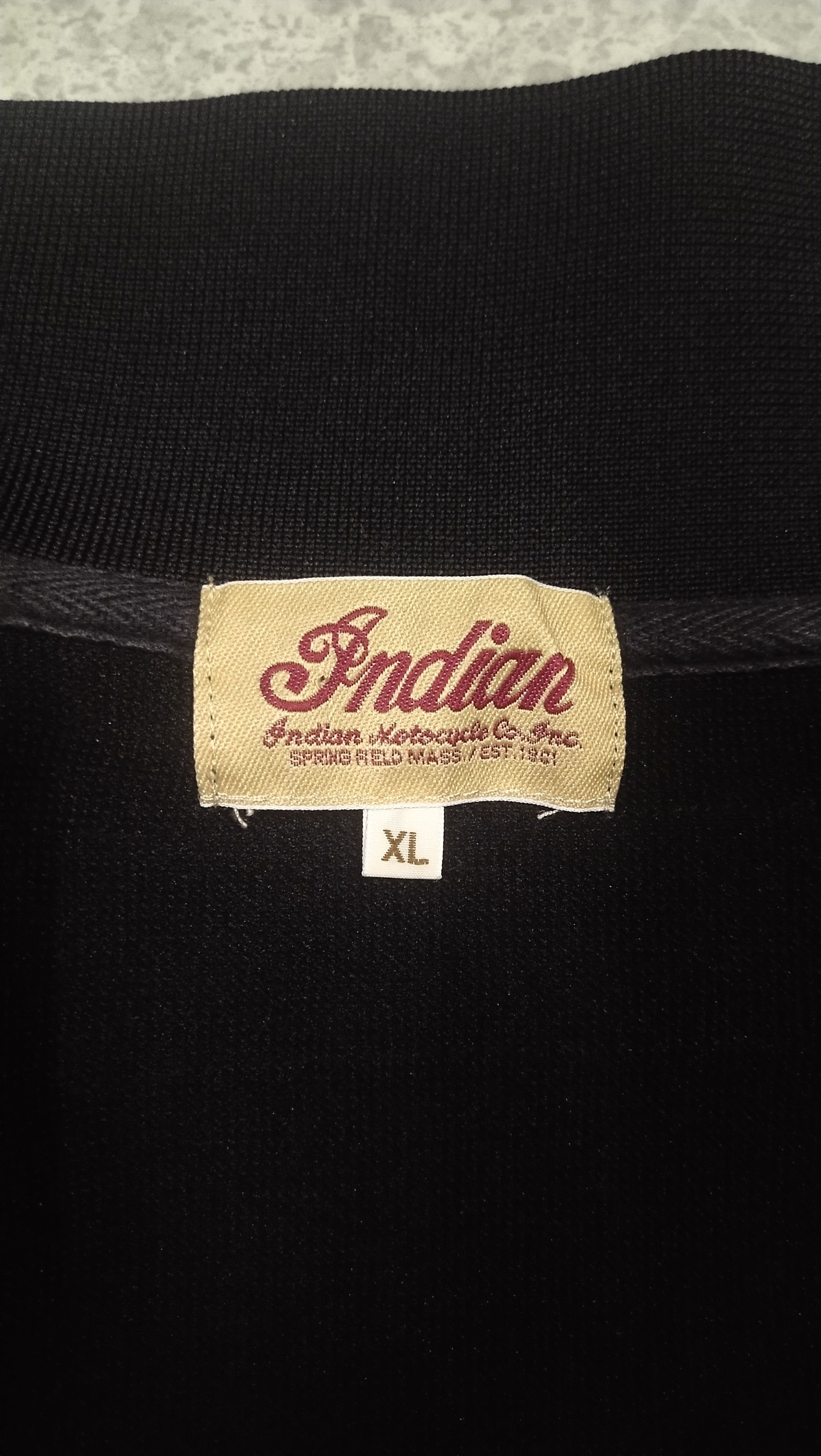 Indian Motorcycle 🔥 Rare Indian Motorcycle Stretchable Track Top Sweater Size US L / EU 52-54 / 3 - 8 Thumbnail