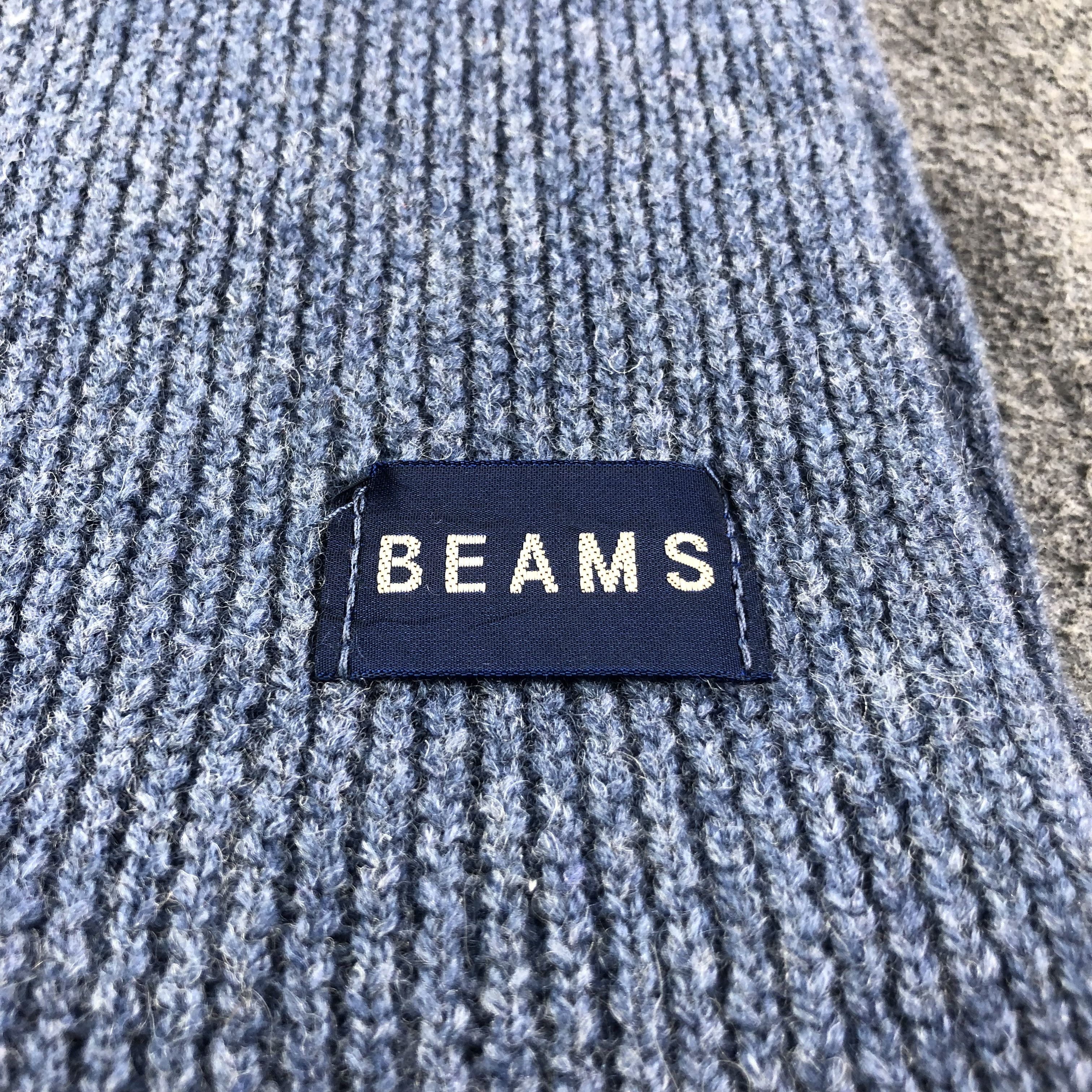 Beams Plus Beams Knit Wool Scarf Muffler V1151 Size ONE SIZE - 4 Thumbnail