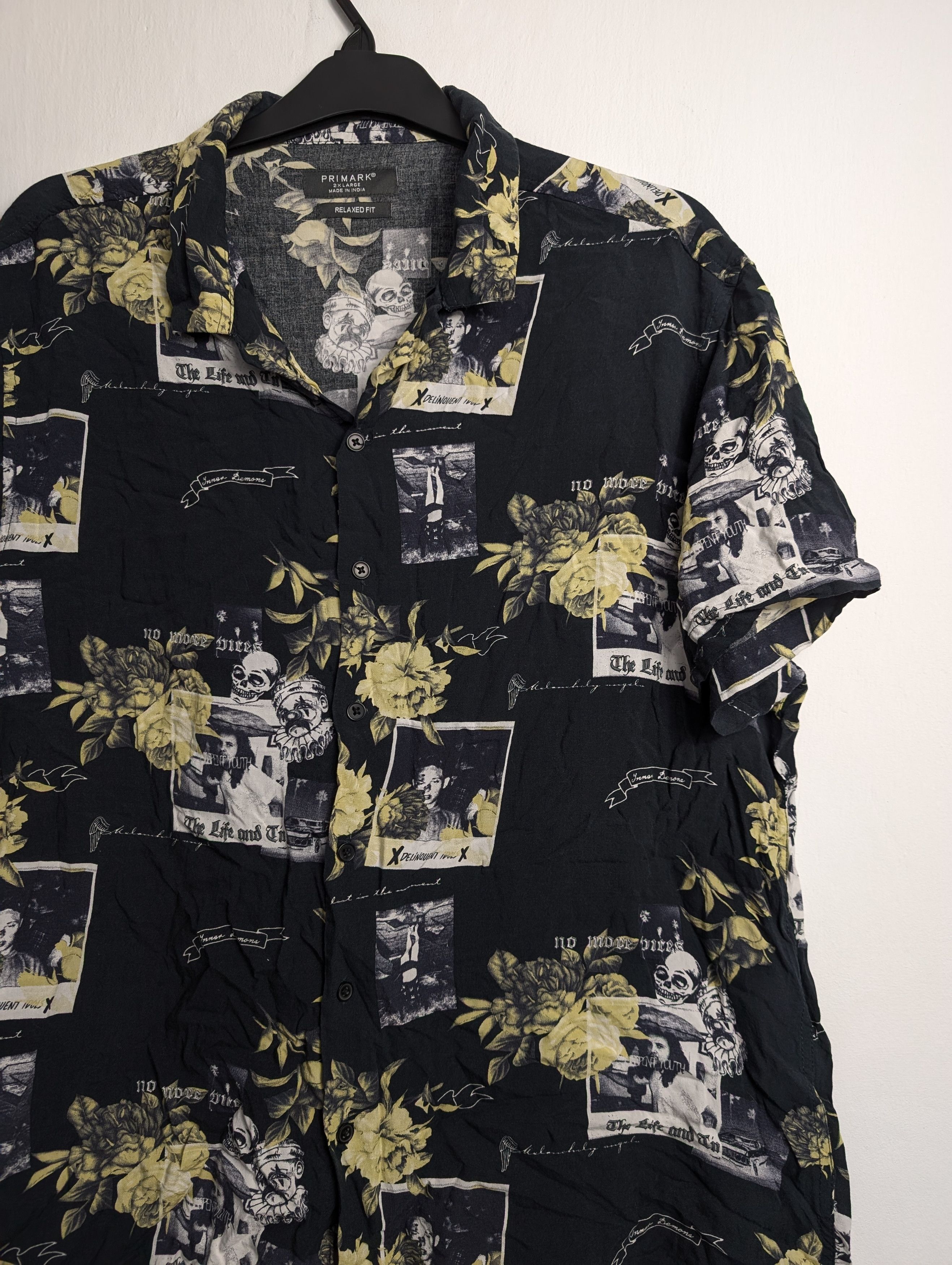 Vintage Vintage Y2K Hawaiian Shirt - Summer Floral Palm Tree Print Size US M / EU 48-50 / 2 - 2 Thumbnail