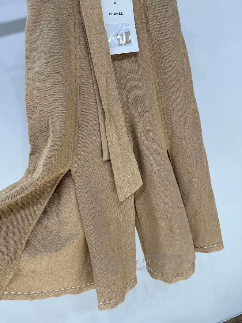 Chanel Chanel Knitted wide-leg trousers Size 24" / US 00 / IT 34 - 4 Thumbnail