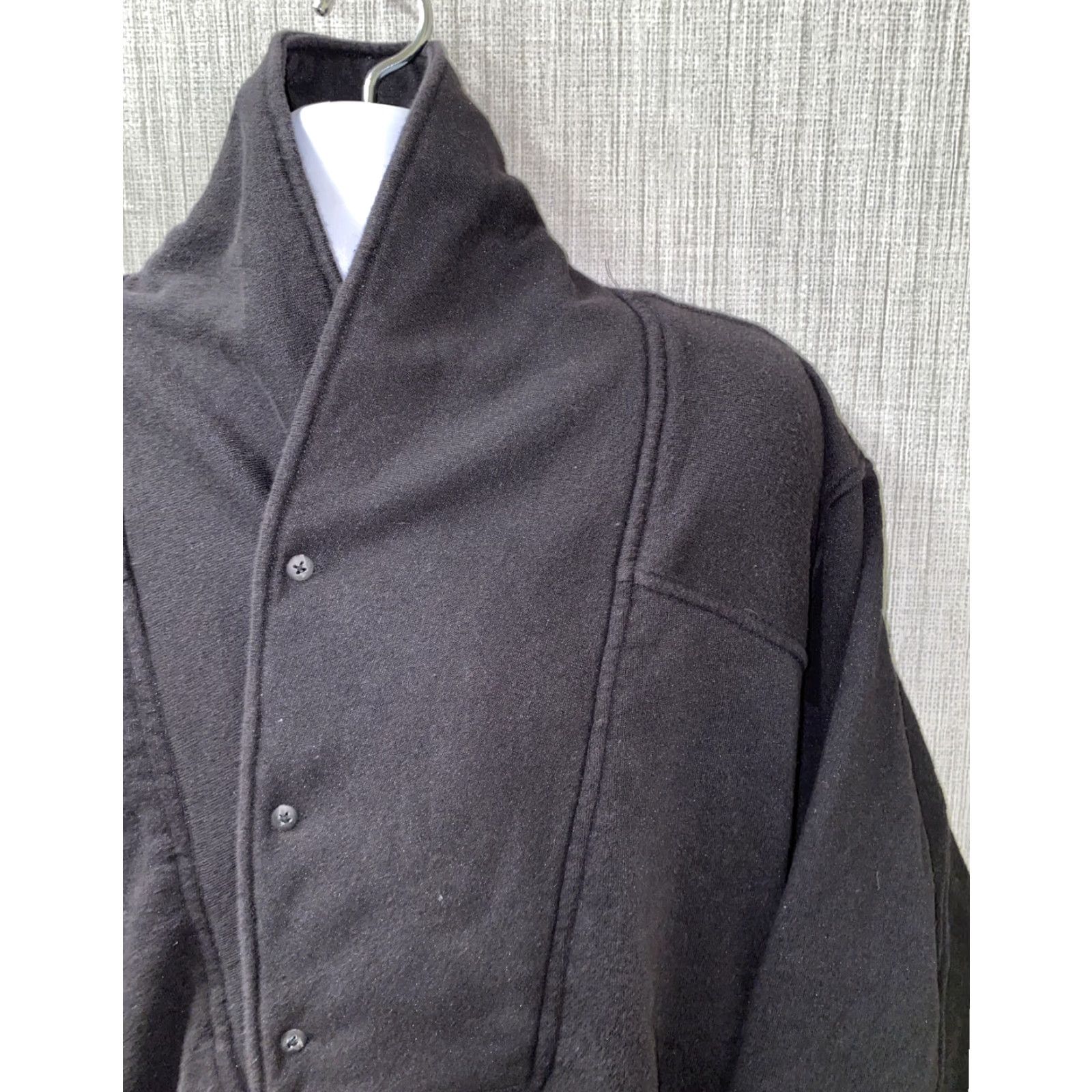 The North Face The North Face Mens Black Fleece Lined 1/2 Button Shawl Neck Jacket Size L Size US L / EU 52-54 / 3 - 2 Thumbnail