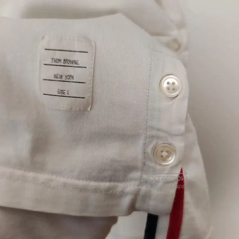 Thom Browne Thom Browne White Cotton T-Shirt for Women . Size M / US 6-8 / IT 42-44 - 5 Thumbnail