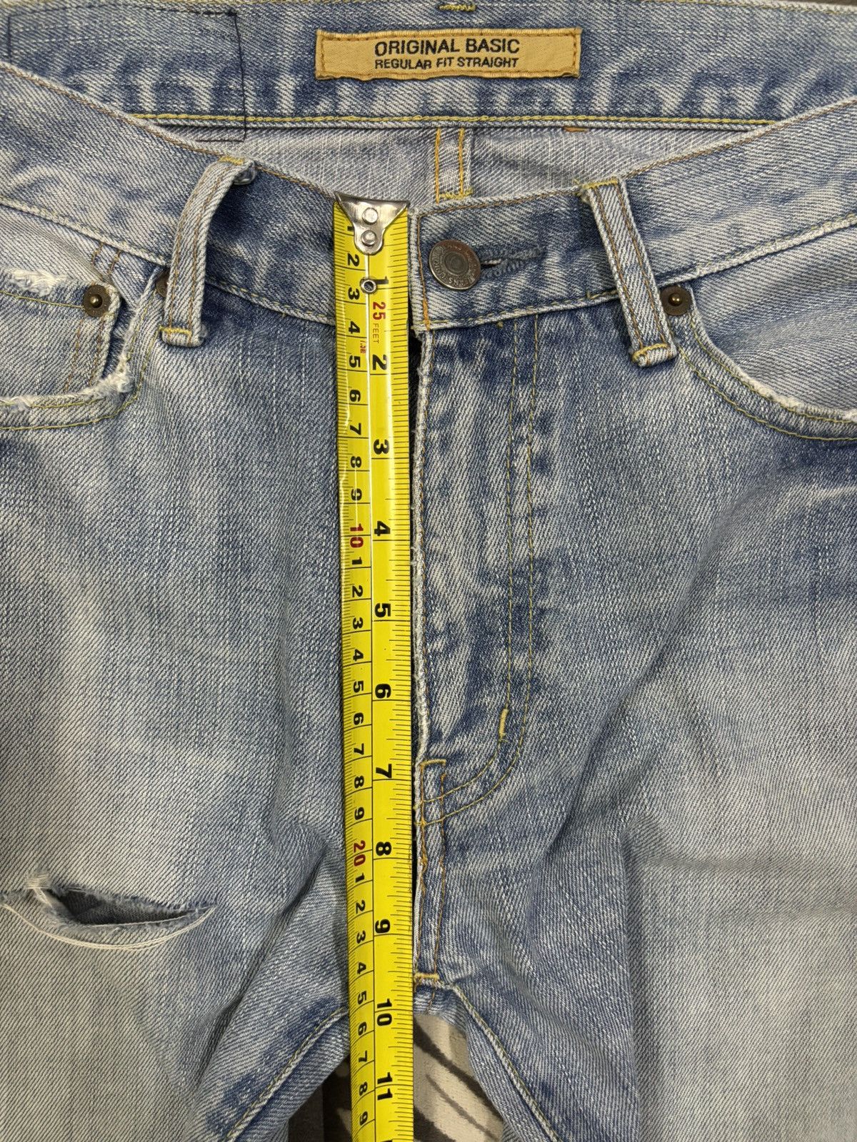 Undercover × Uniqlo Vintage Uniqlo S002 Straight Leg Distressed Grunge Jeans Size US 29 - 16 Thumbnail