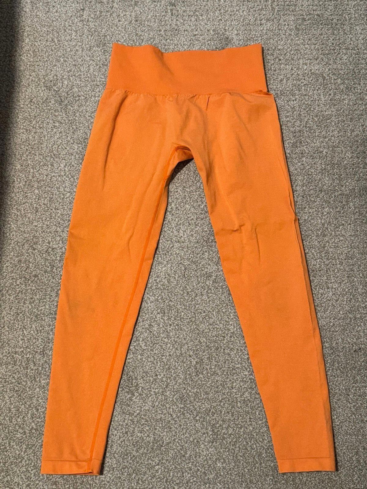 Designer NVGTN Burnt Orange Curve Seamless Leggings women’s size M Size 32" / US 10 / IT 46 - 5 Thumbnail