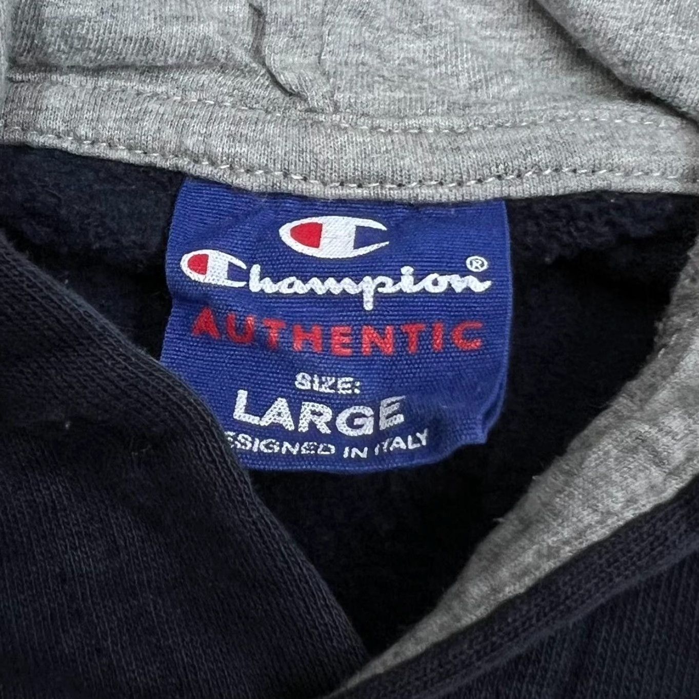 Champion Champion Classic Logo Spellout Graphic Dark Navy Pullover Hoodie M Mens Long Sleeve Hooded Logo Pullover Hoodie Size US M / EU 48-50 / 2 - 3 Thumbnail