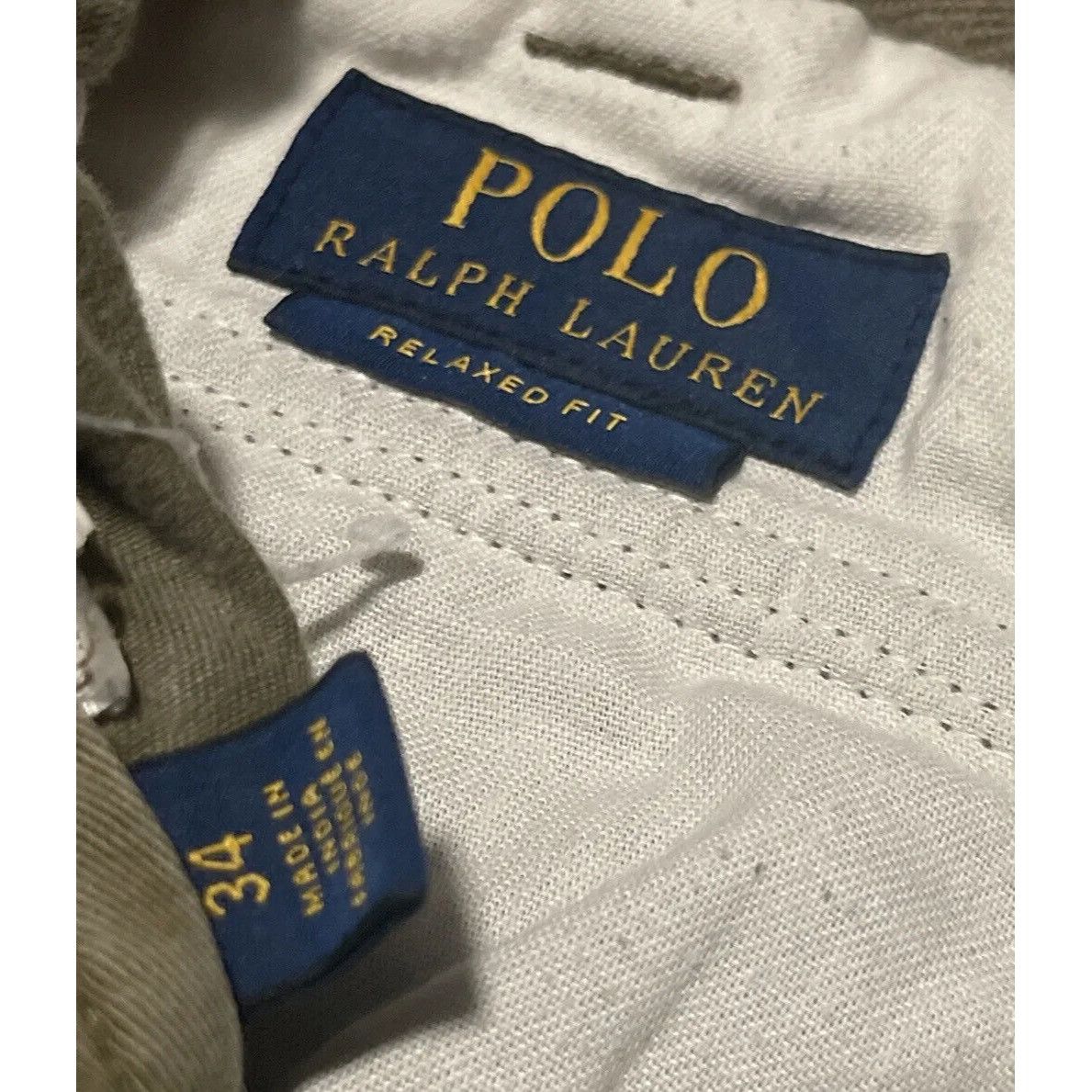 Polo Ralph Lauren Mens Size 34 Polo Ralph Lauren Olive Green Utility Cargo Sho Size US 34 / EU 50 - 5 Thumbnail