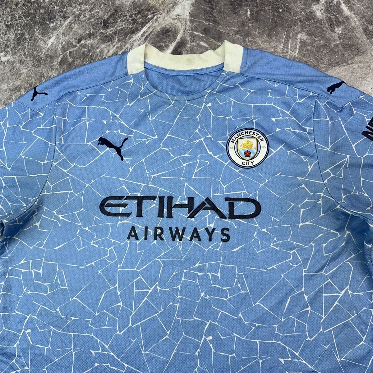 Puma Puma Manchester City Jersey 2020-21 Home Kit Football Shirt Size US XL / EU 56 / 4 - 7 Thumbnail
