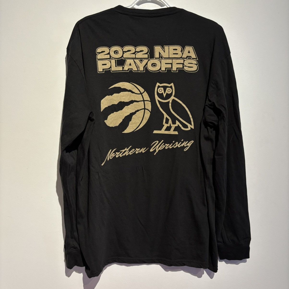 NBA × October's Very Own OVO Toronto Raptors NBA Playoffs 2022 Long Sleeve T-Shirt Size US XL / EU 56 / 4 - 2 Thumbnail