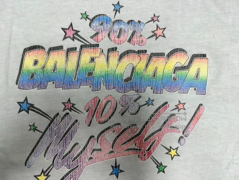 Balenciaga Balenciaga Solid Color Letter Printed Short Sleeve Loose C Size US XL / EU 56 / 4 - 3 Thumbnail