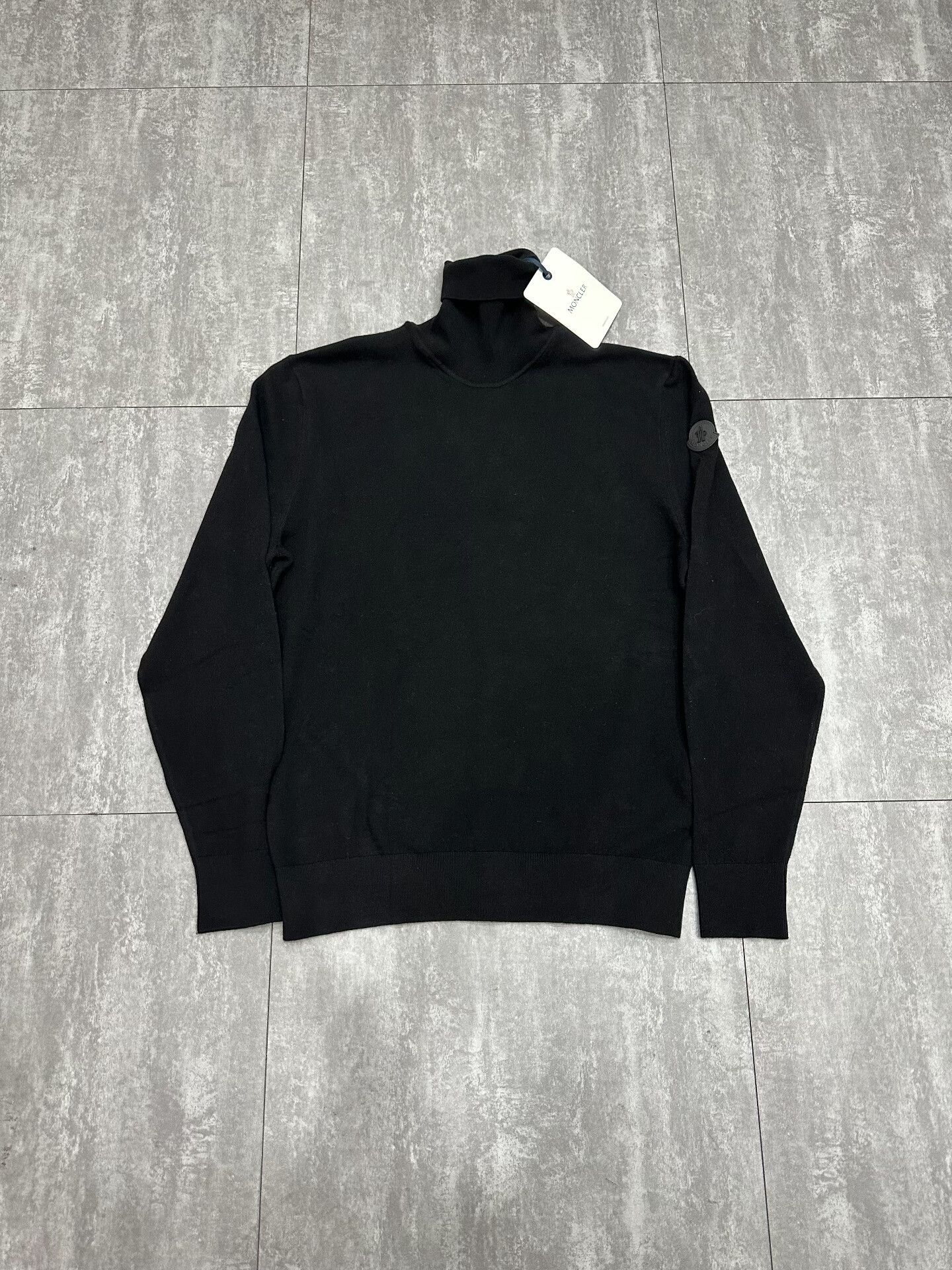 Moncler Moncler Wool Black Sweater xl Men Size US XL / EU 56 / 4 - 1 Thumbnail