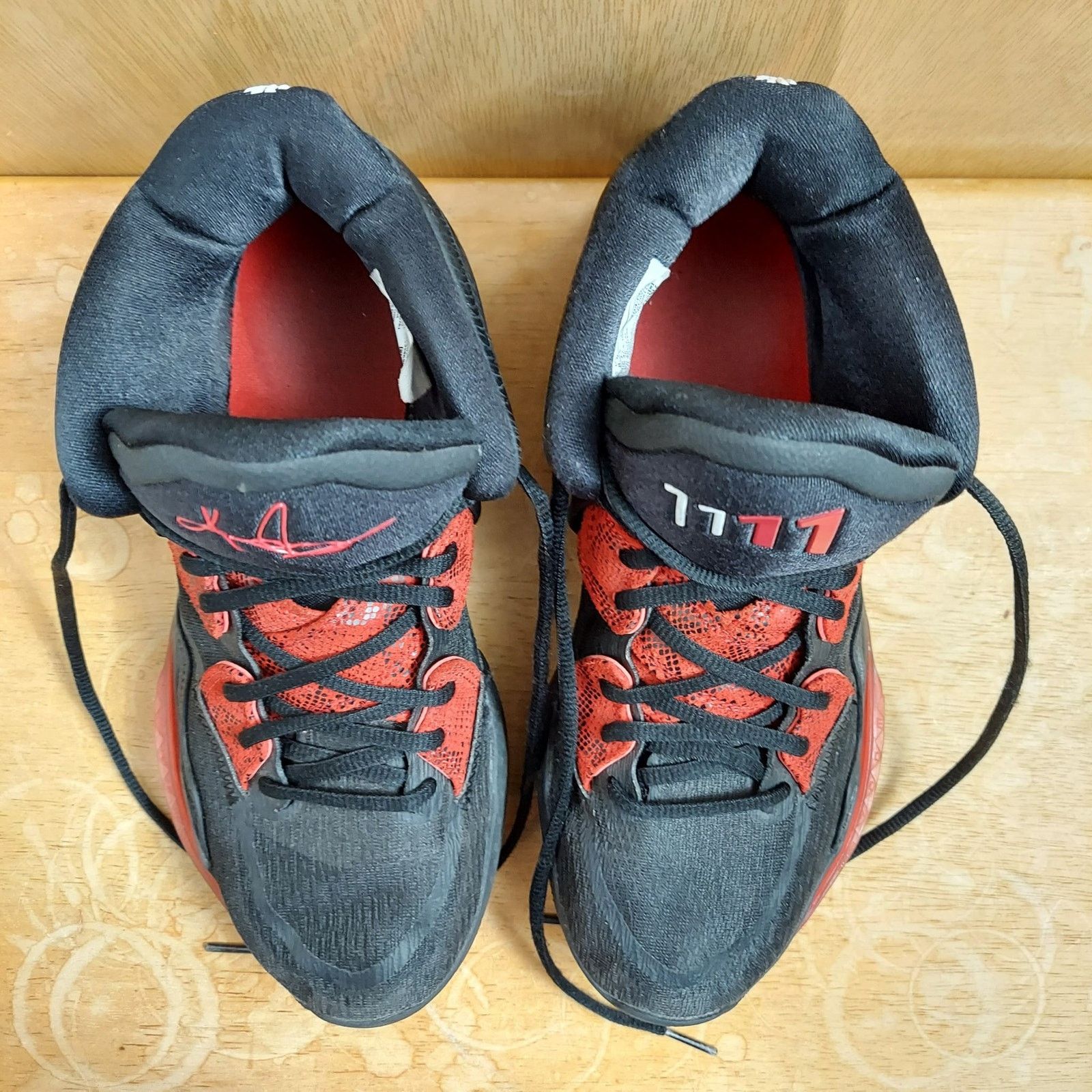 Nike Nike Kyrie 8 Infinity Bred Men's 9.5 Black Red Sneakers EUC Size US 9.5 / EU 42-43 - 7 Thumbnail