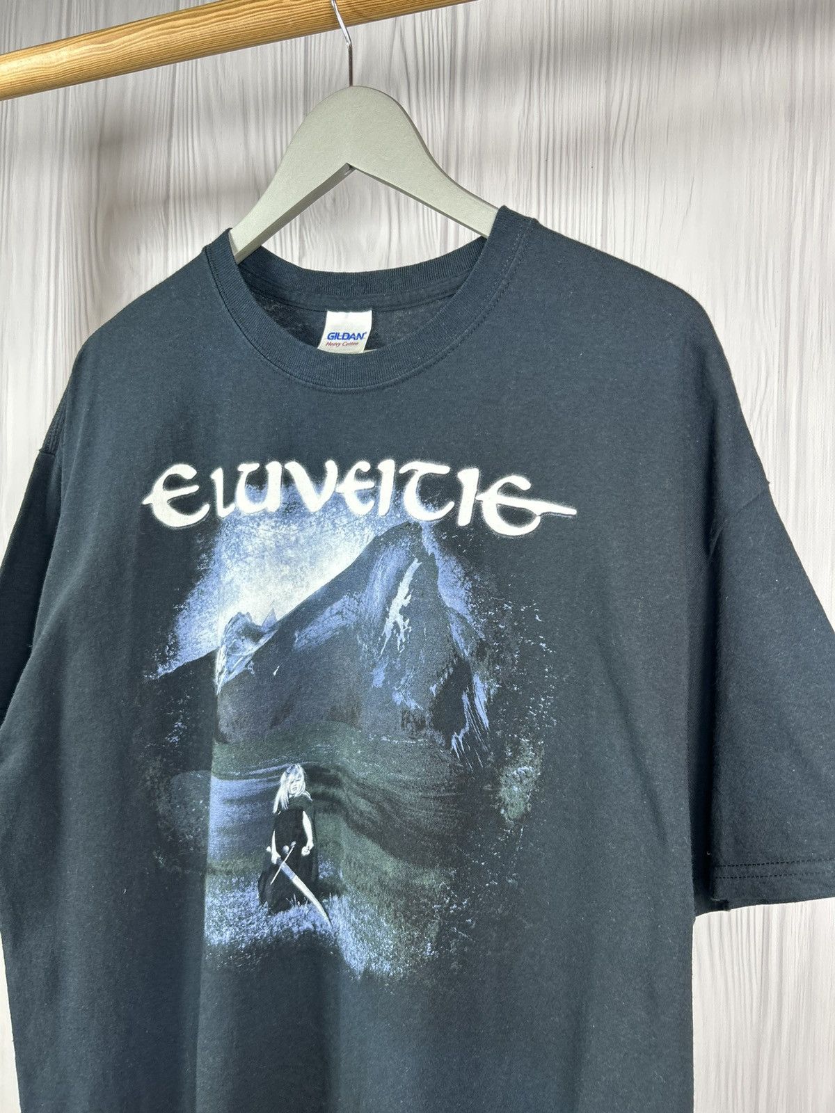 Band Tees Vintage Eluveitie Inis Mona Metal Band T-Shirt Size US XL / EU 56 / 4 - 4 Thumbnail