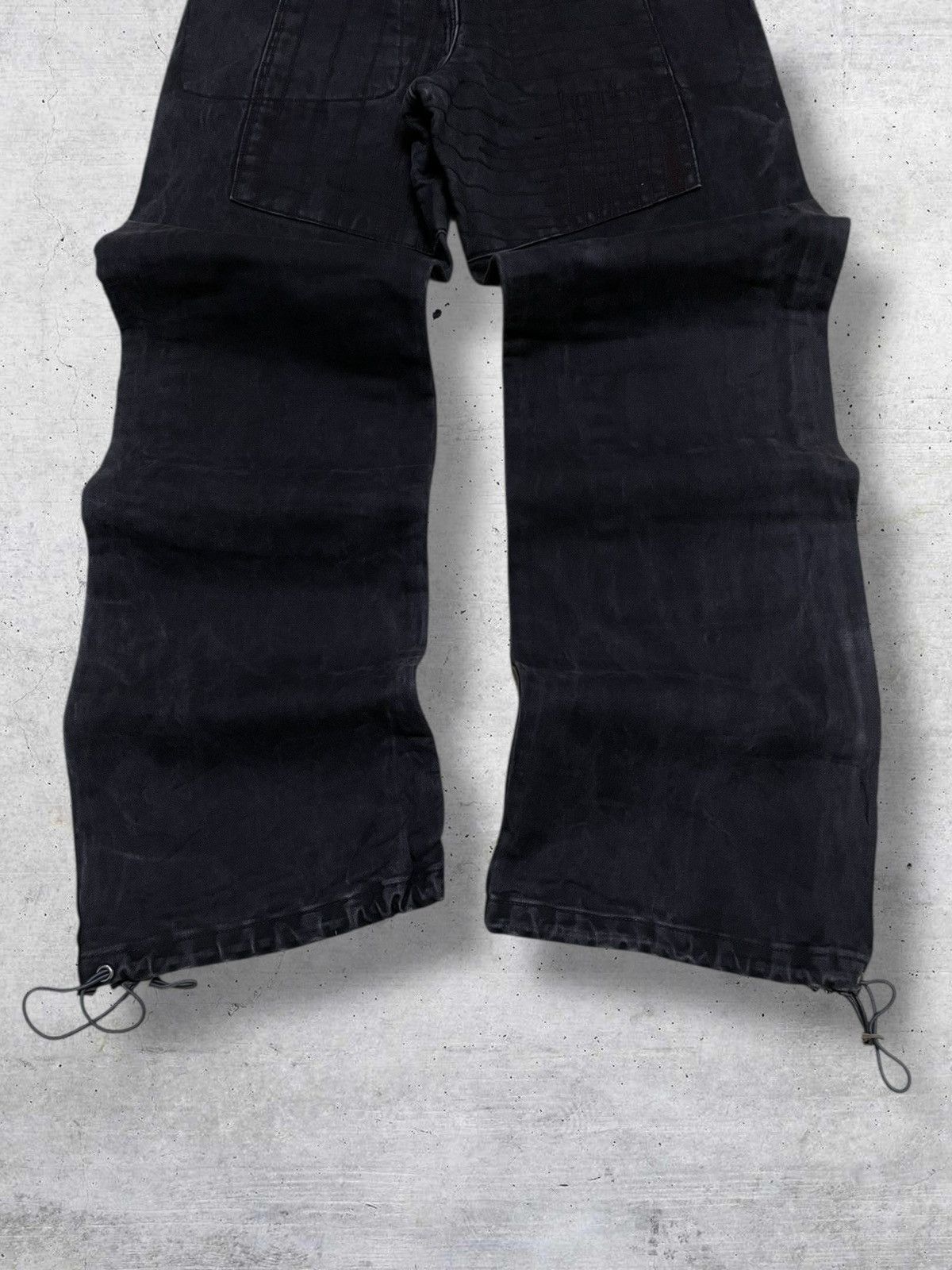 PPFM WAFFLISH WAFFLE RARE JAPAN DESIGNER BIKER SAFETY PANT 1990S Size US 30 / EU 46 - 11 Thumbnail