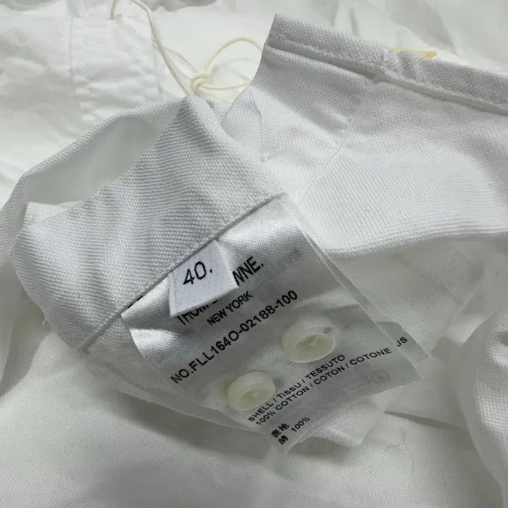 Thom Browne Thom Browne White Crop Long Sleeve Shirt -2507 Size M / US 6-8 / IT 42-44 - 2 Thumbnail