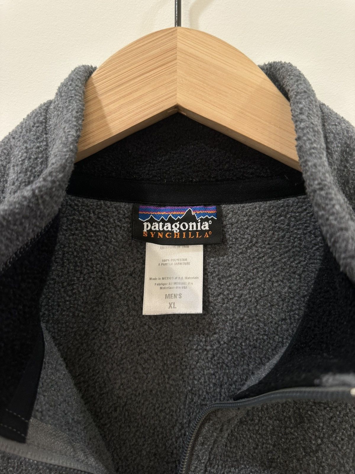 Patagonia Vintage Patagonia Synchilla Zip Up Fleece Grey XL Size US XL / EU 56 / 4 - 4 Thumbnail