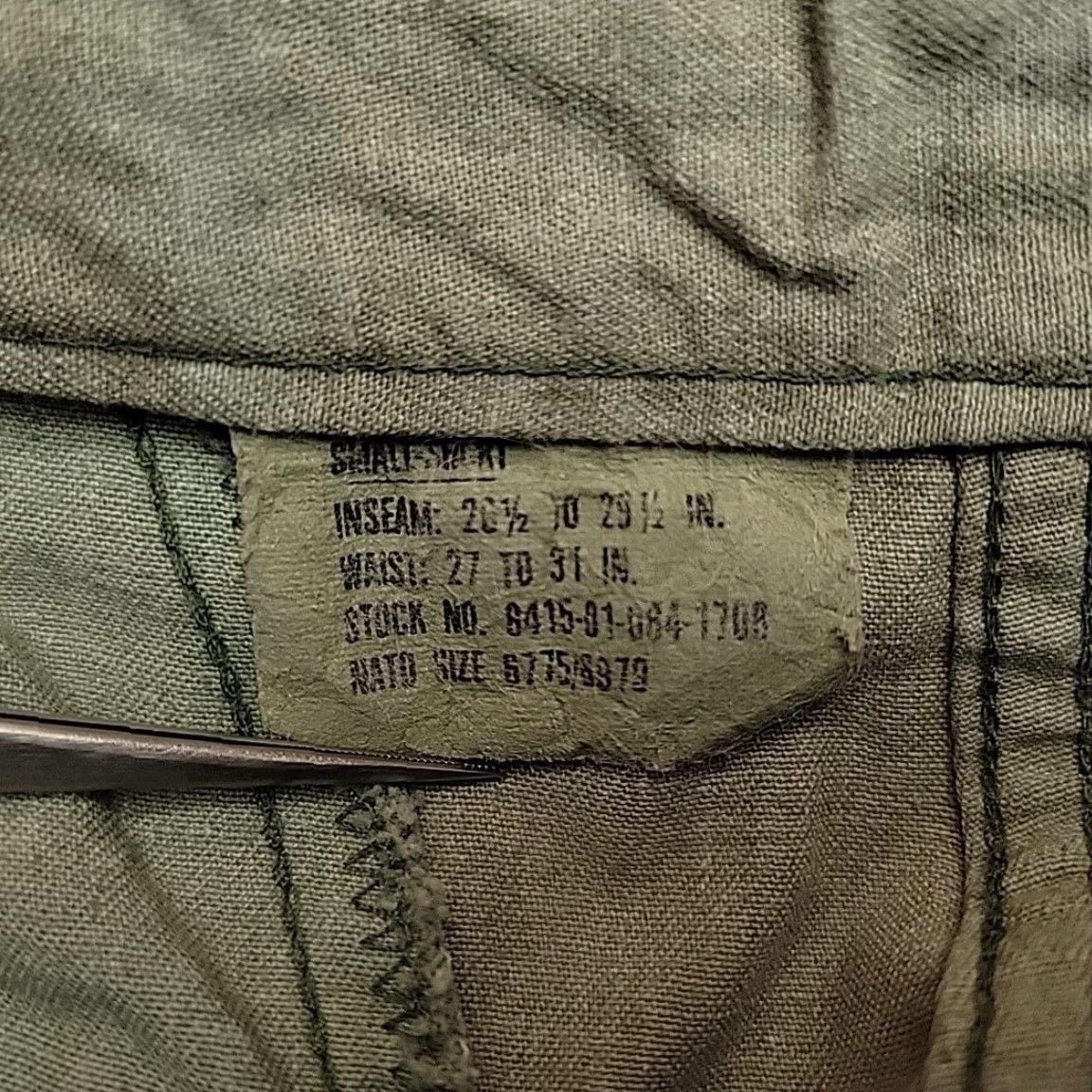 Vintage USGI Woodland Camo Pants Mens Small Short 30x29 BDU Combat Trousers 90s Grunge Size US 30 / EU 46 - 4 Thumbnail